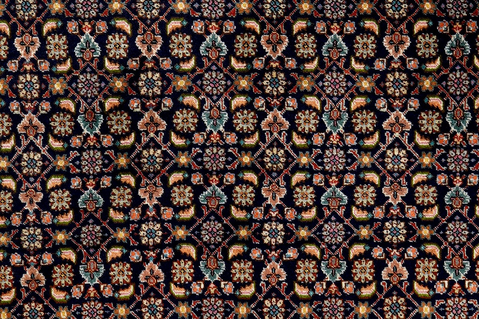 Tabriz 50 Raj — Hand-knotted, 149x95 cm, Blue, 100% Virgin Wool | View 6
