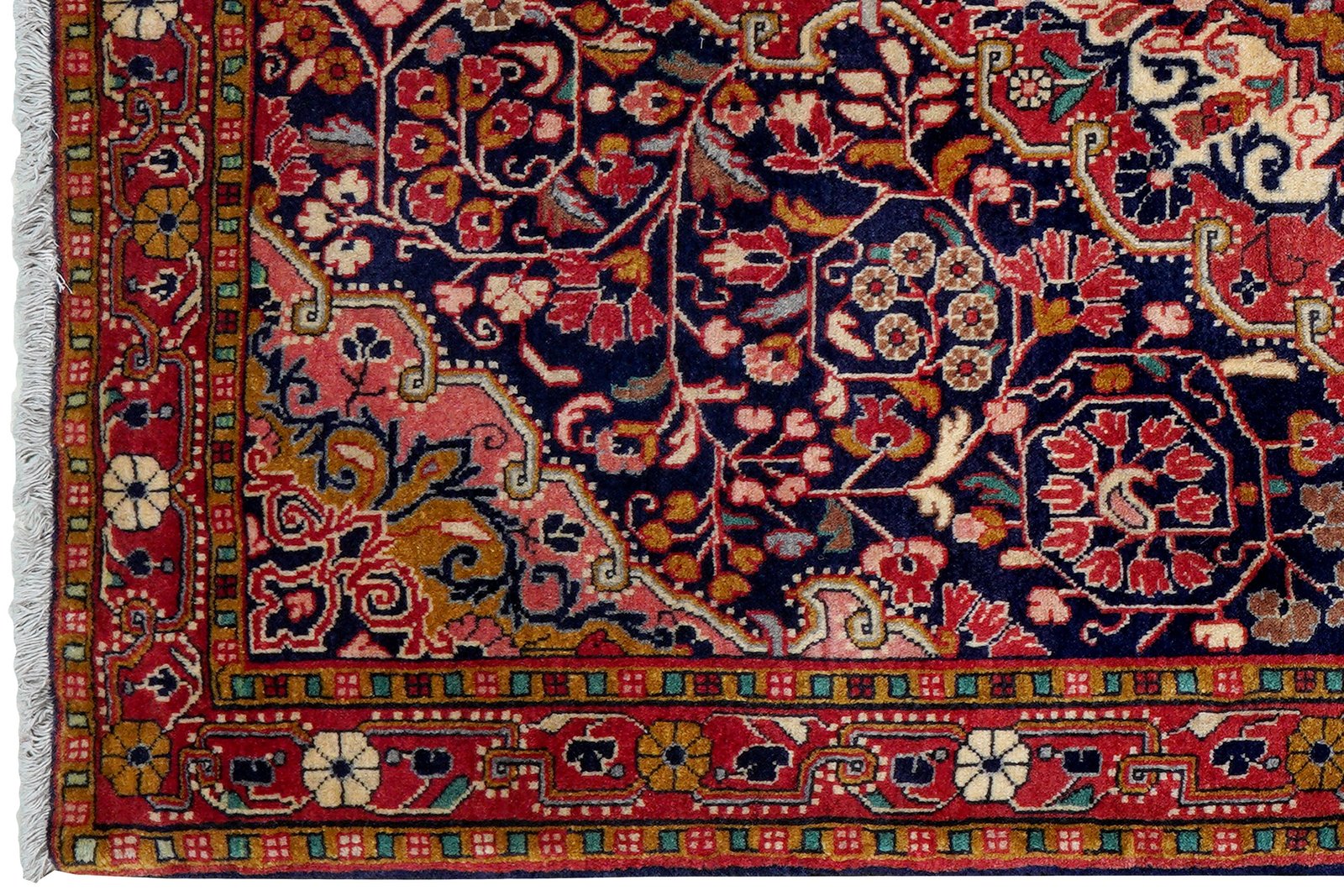 Djozan — Hand-knotted, 108x169 cm, Blue, 100% Virgin Wool | View 3
