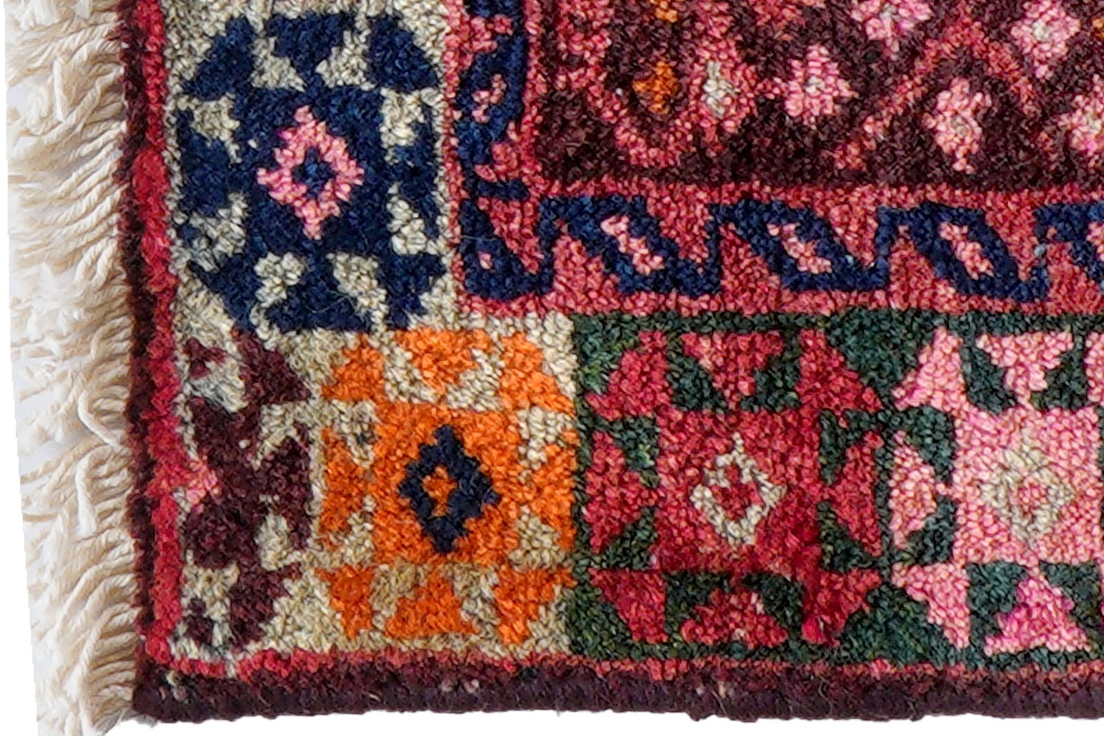 Gashgai — Hand-knotted, 51x32 cm, Multicolor, 100% Virgin Wool | View 3