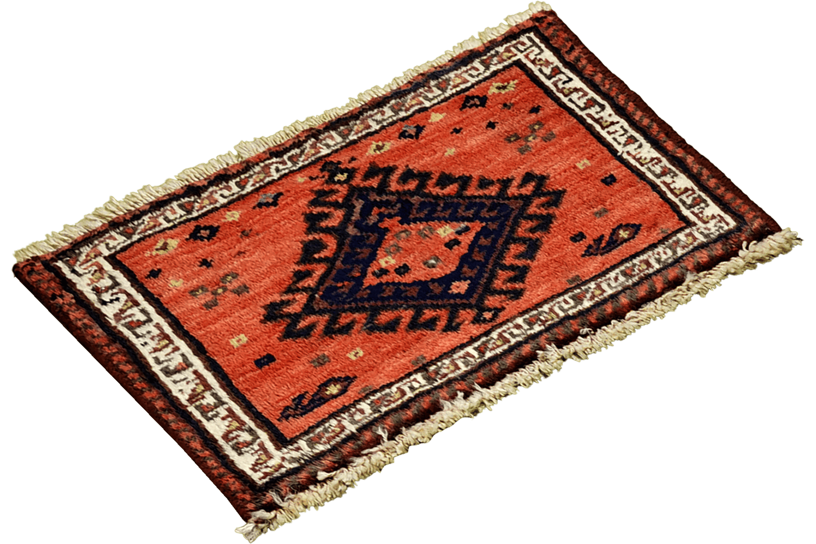 Afshar — Hand-knotted, 45x30 cm, Red, 100% Virgin Wool | View 4