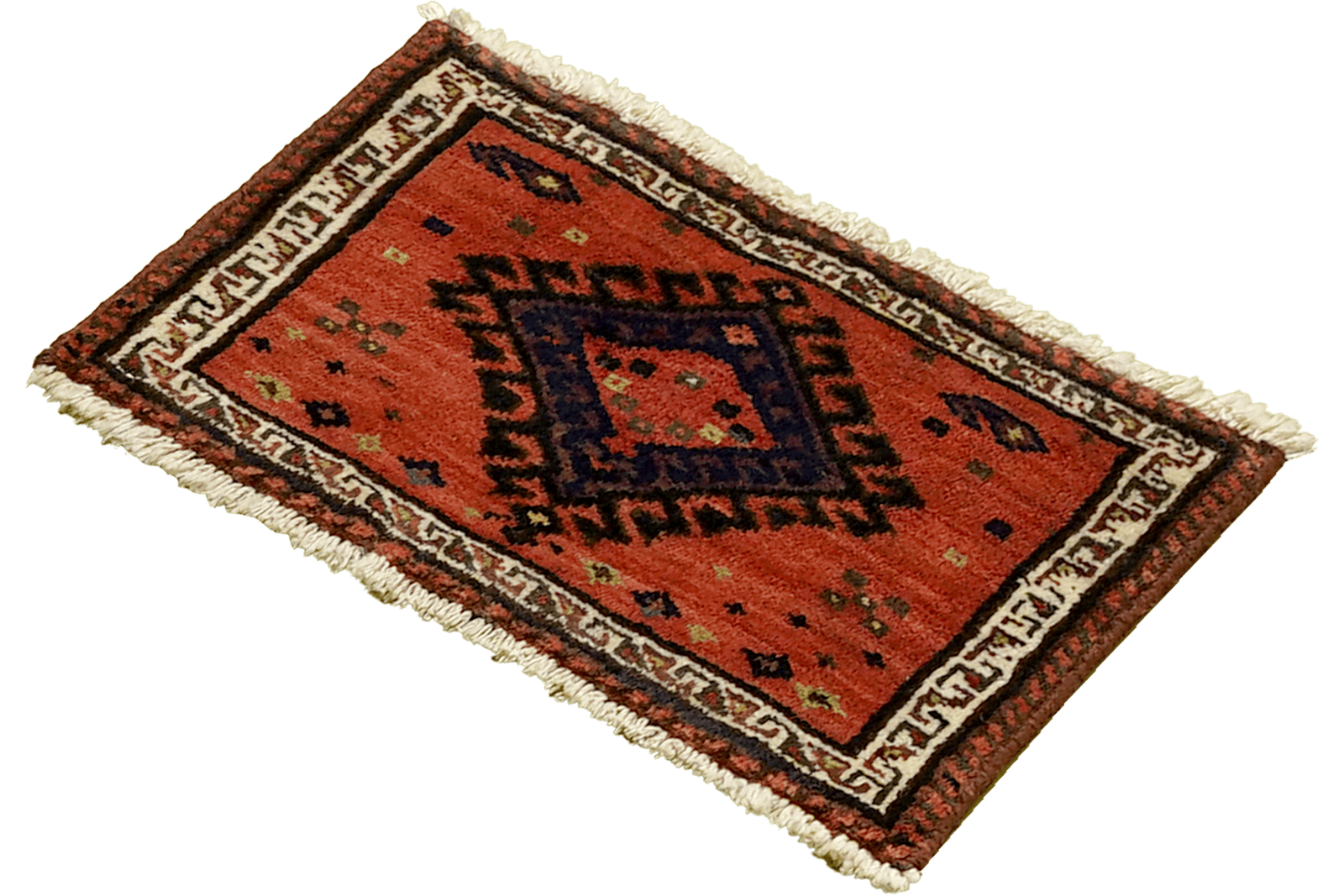 Afshar — Hand-knotted, 45x30 cm, Red, 100% Virgin Wool | View 5