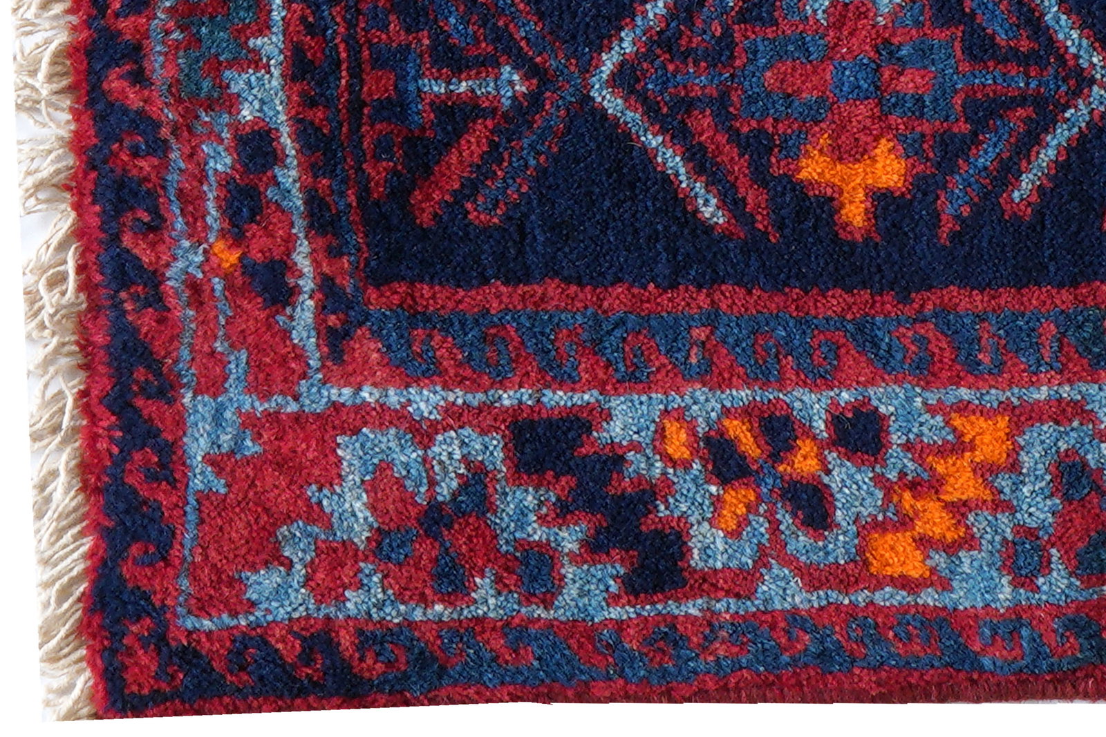 Afshar — Handgefertigt, 58x84 cm, Blau, 100% Virgin Wool | View 4
