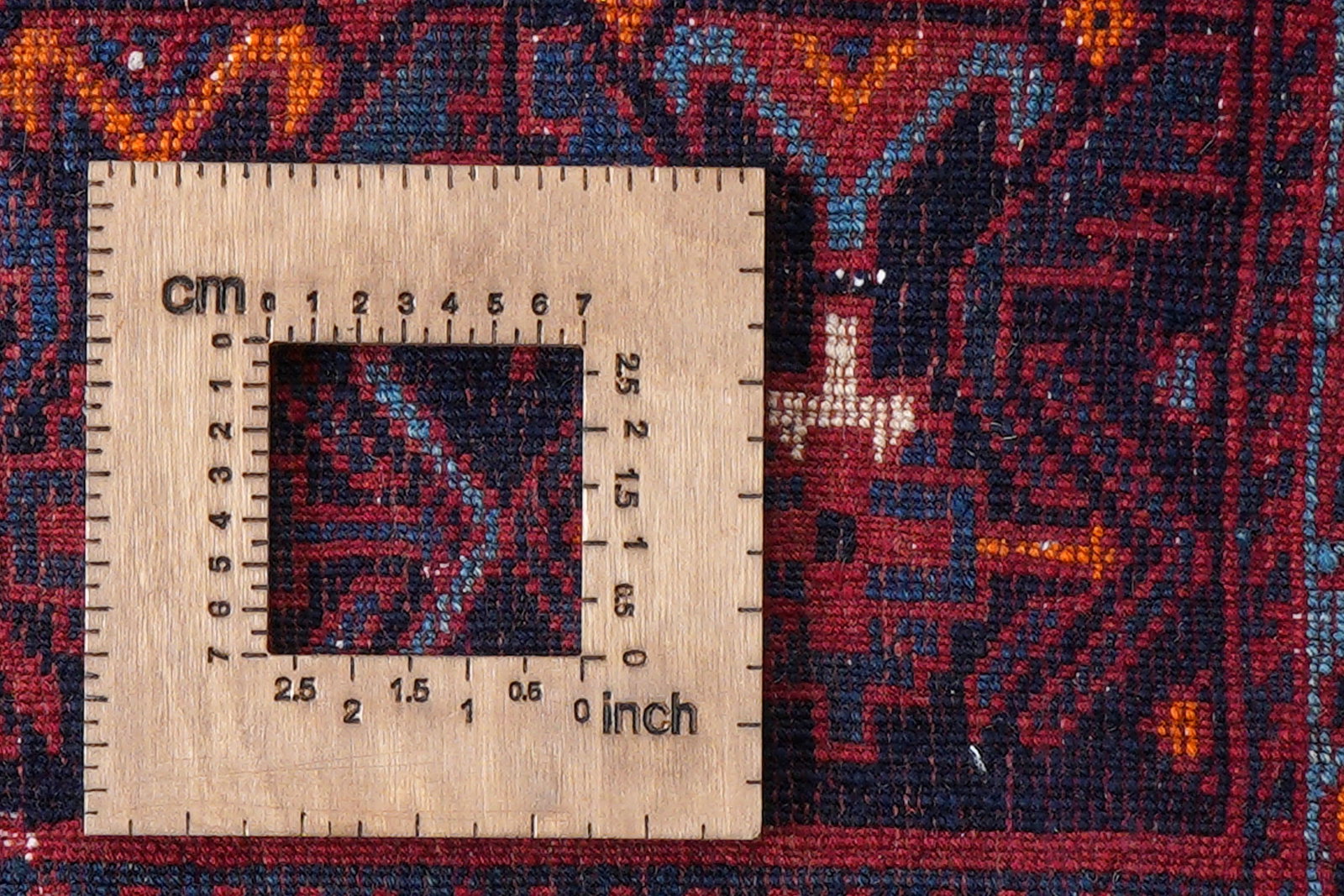 Afshar — Handgefertigt, 58x84 cm, Blau, 100% Virgin Wool | View 9