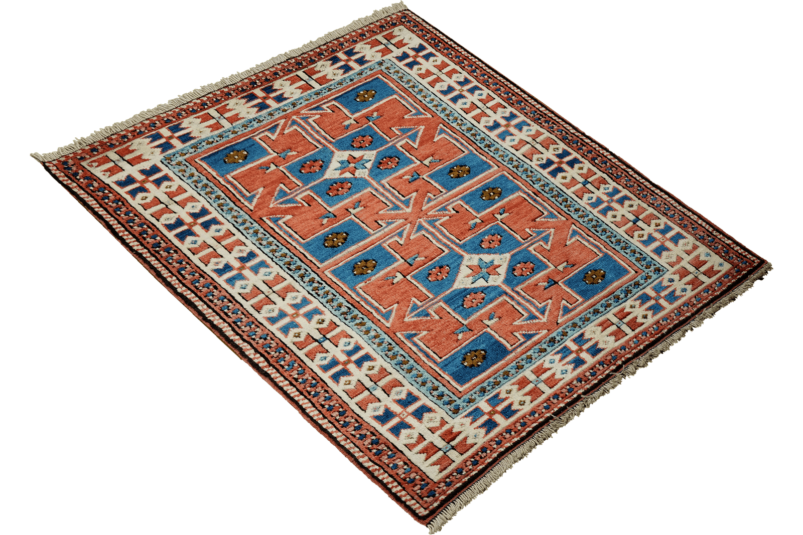 Kars — Hand-knotted, 85x118 cm, Red, 100% Virgin Wool | View 4