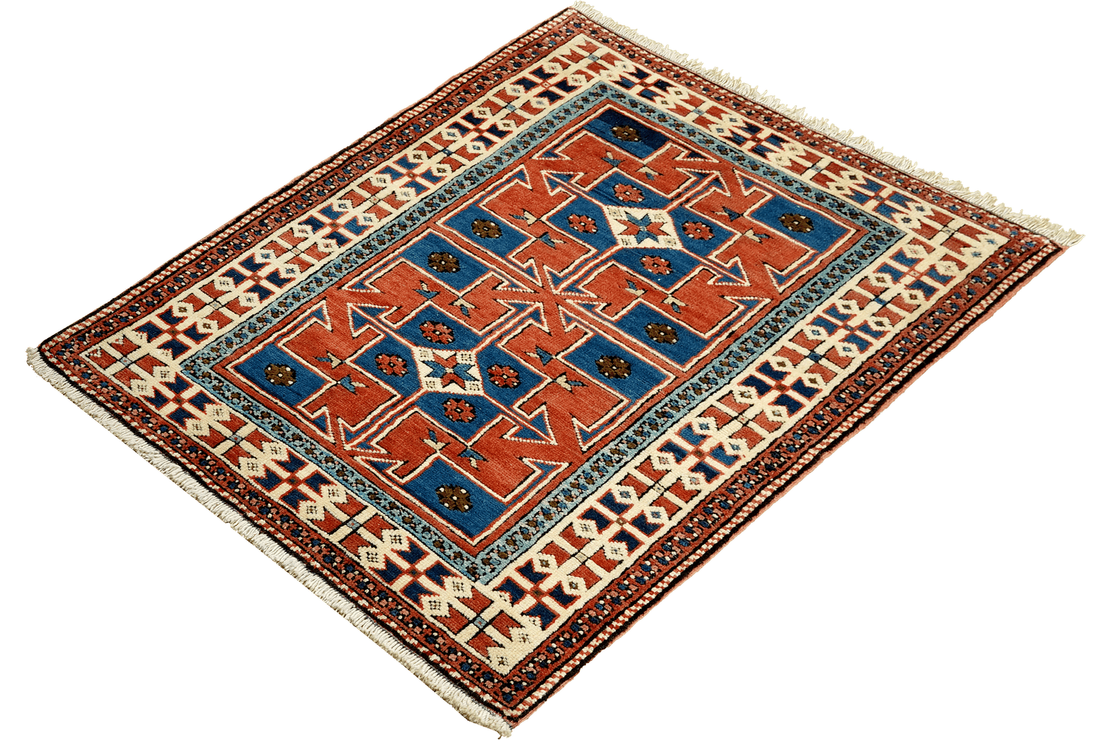 Kars — Hand-knotted, 85x118 cm, Red, 100% Virgin Wool | View 5
