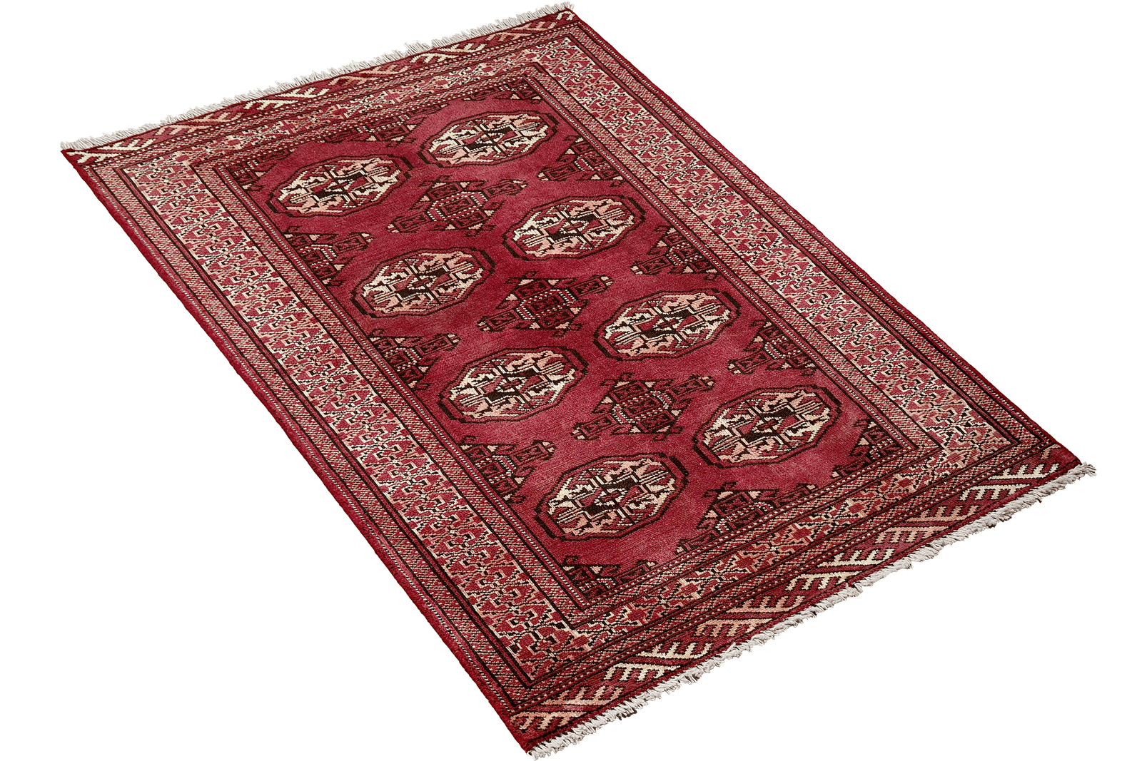Heritage — Hand-knotted, 96x138 cm, Red, 100% Virgin Wool | View 4
