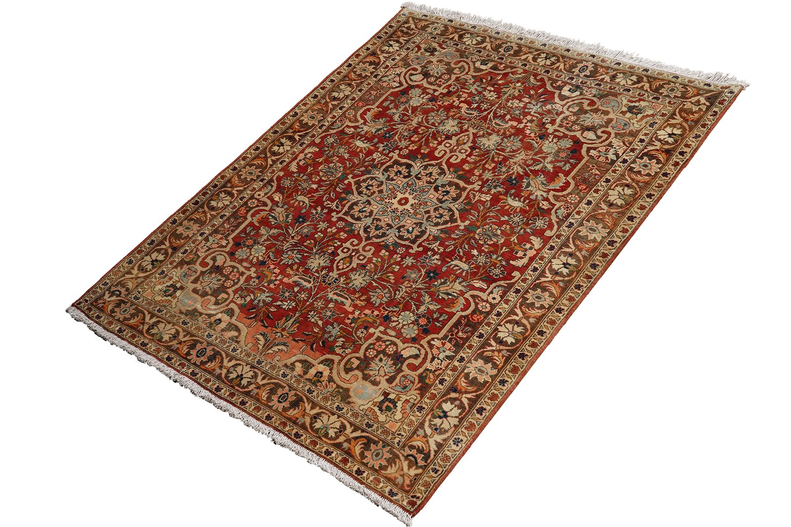 Heritage — Hand-knotted, 108x160 cm, Red, 100% Virgin Wool | View 5
