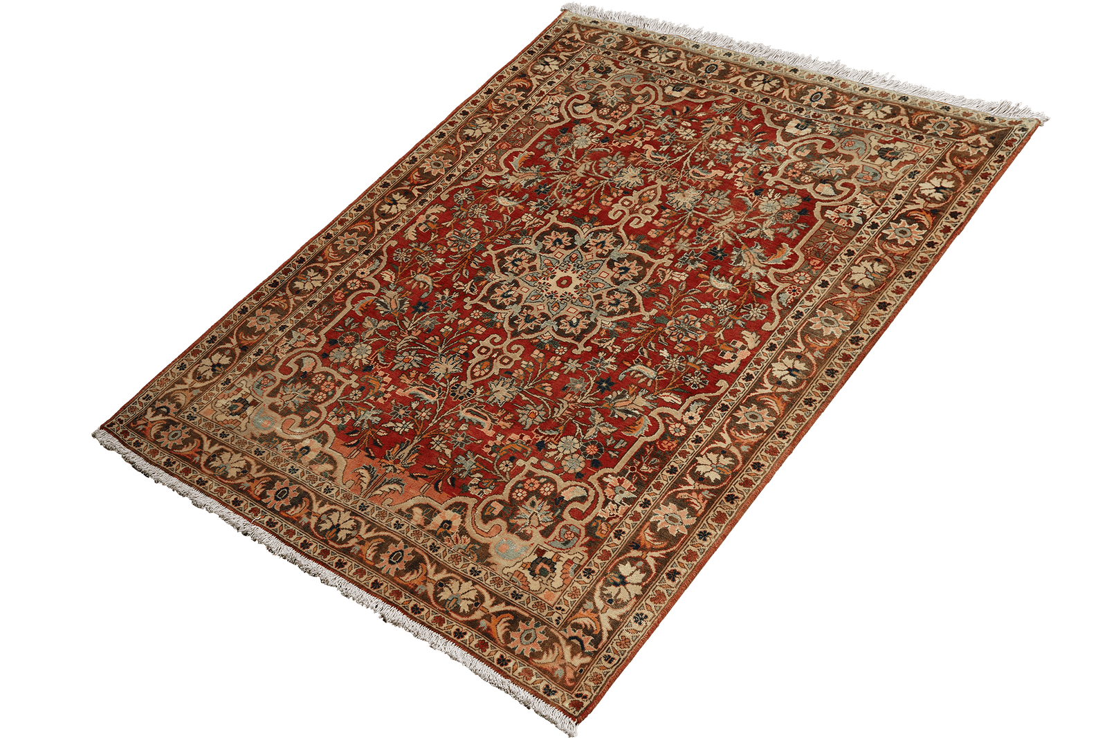 Heritage — Hand-knotted, 108x160 cm, Red, 100% Virgin Wool | View 5