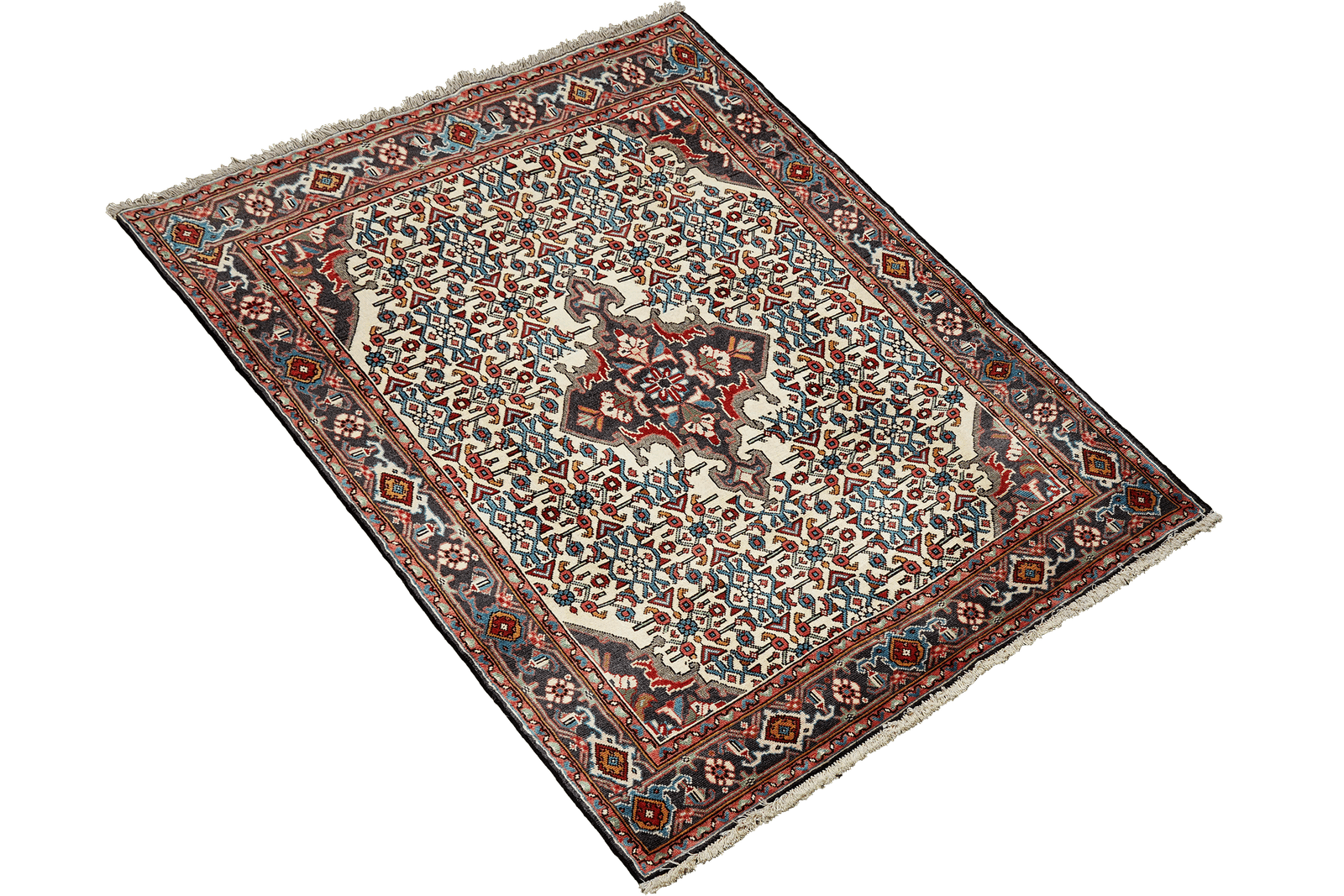 Heritage — Hand-knotted, 101x149 cm, Beige, 100% Virgin Wool | View 4