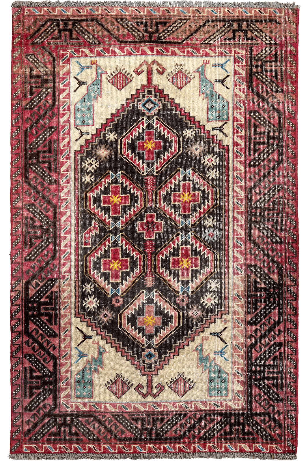 Heritage — Hand-knotted, 104x158 cm, Beige, 100% Virgin Wool | Main view