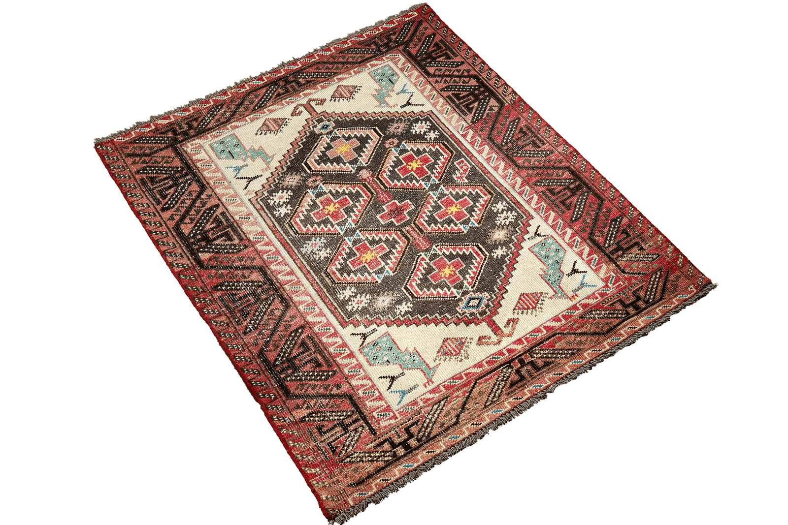 Heritage — Hand-knotted, 104x158 cm, Beige, 100% Virgin Wool | View 4
