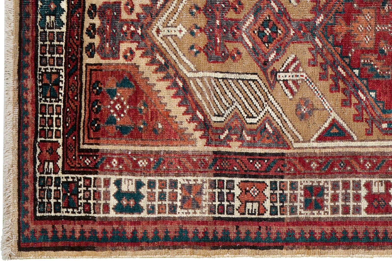 Heritage Zand — Handgefertigt, 175x101 cm, Beige, 100% Virgin Wool | View 4