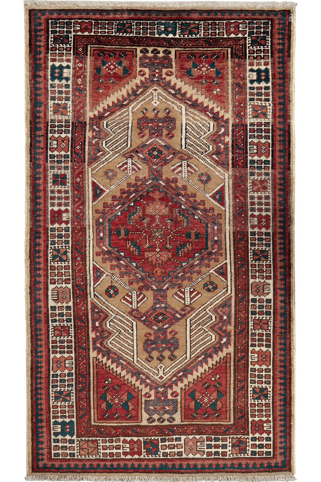 Heritage — Hand-knotted, 101x175 cm, Brown, 100% Virgin Wool | Main view
