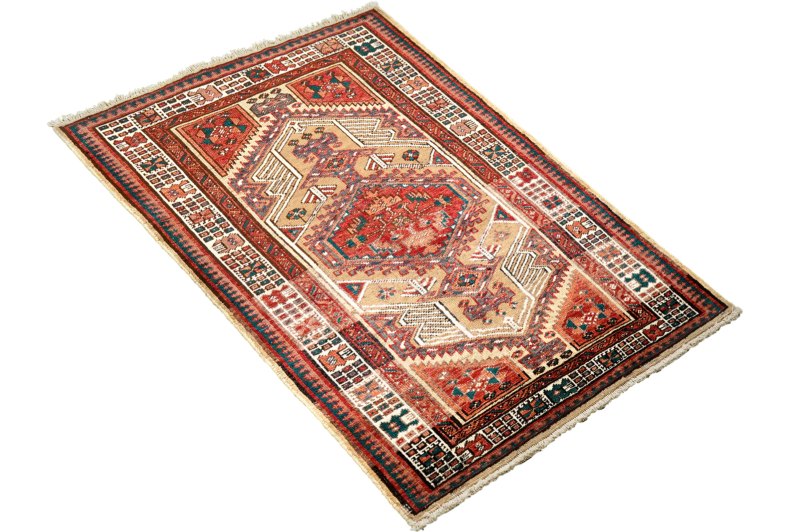 Heritage Zand — Handgefertigt, 175x101 cm, Beige, 100% Virgin Wool | View 5