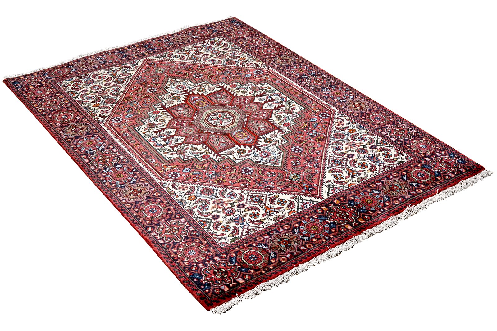 Goltuk — Hand-knotted, 101x151 cm, Red, 100% Virgin Wool | View 4