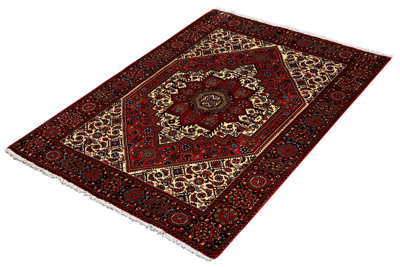 Goltuk — Hand-knotted, 101x151 cm, Red, 100% Virgin Wool | View 5