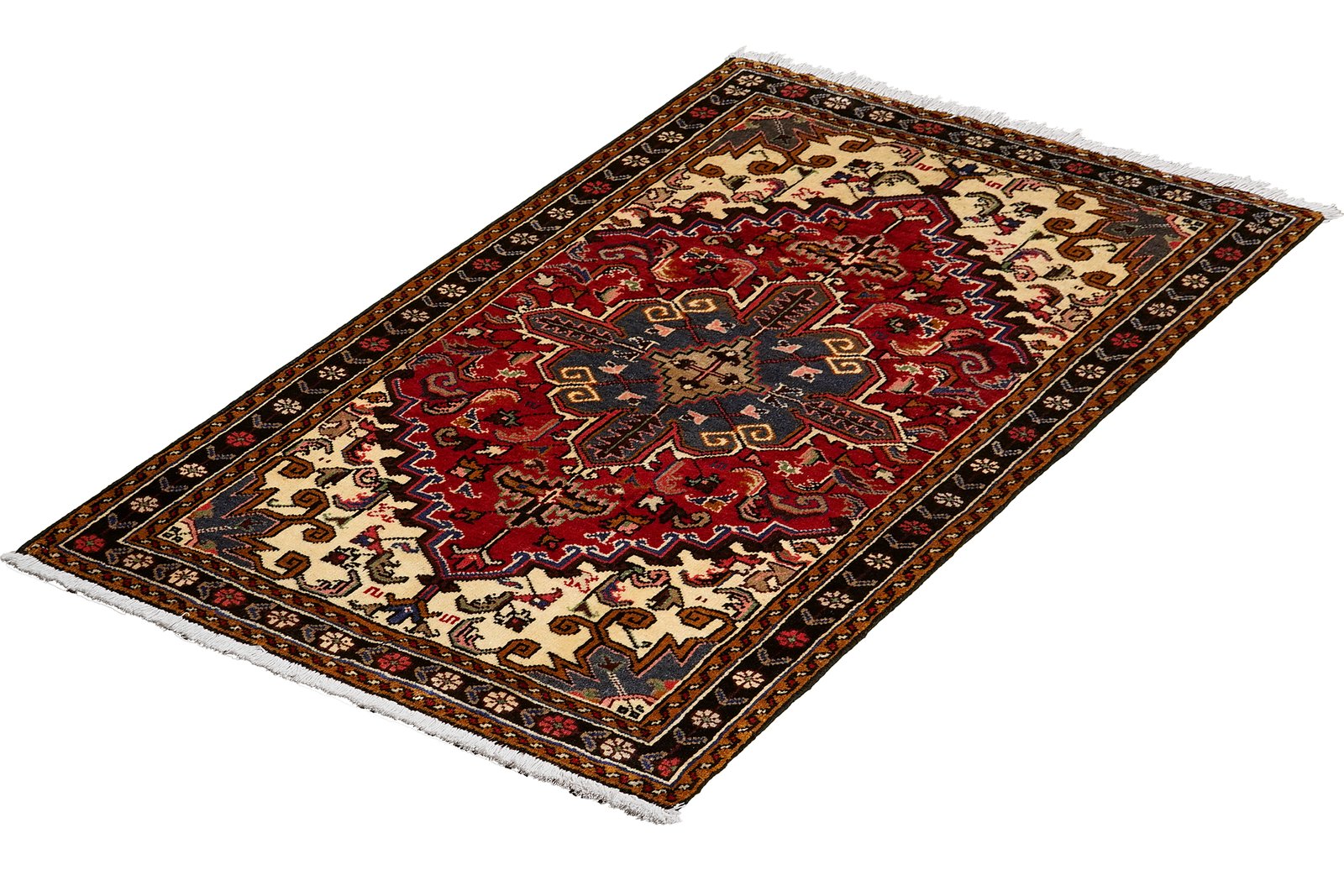Mehrewan — Hand-knotted, 102x150 cm, Red, 100% Virgin Wool | View 5