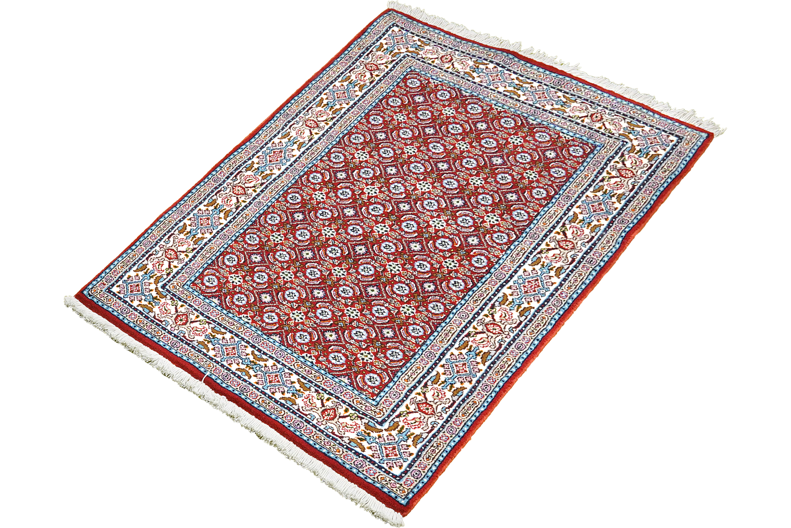 Moud Mahi — Hand-knotted, 76x124 cm, Red, 100% Virgin Wool | View 5