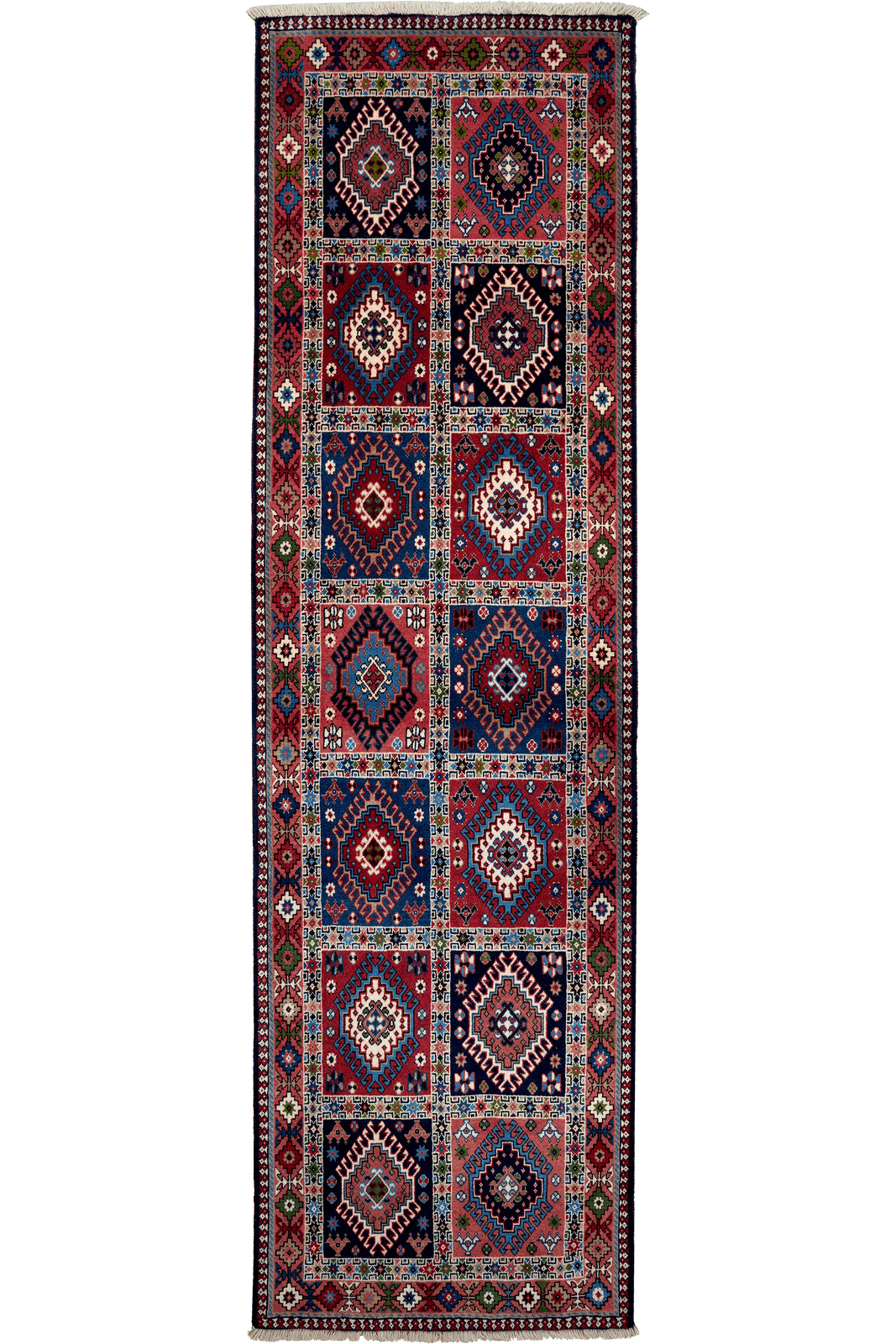 Yalameh — Hand-knotted, 82x290 cm, Multicolor, 100% Virgin Wool | Main view