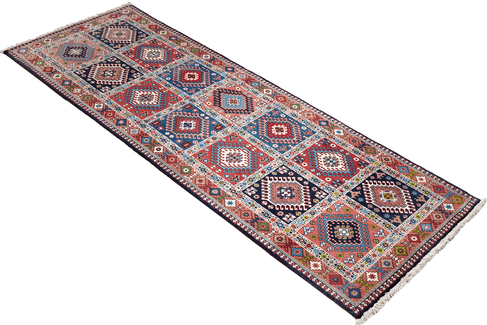 Yalameh — Hand-knotted, 82x290 cm, Multicolor, 100% Virgin Wool | View 4