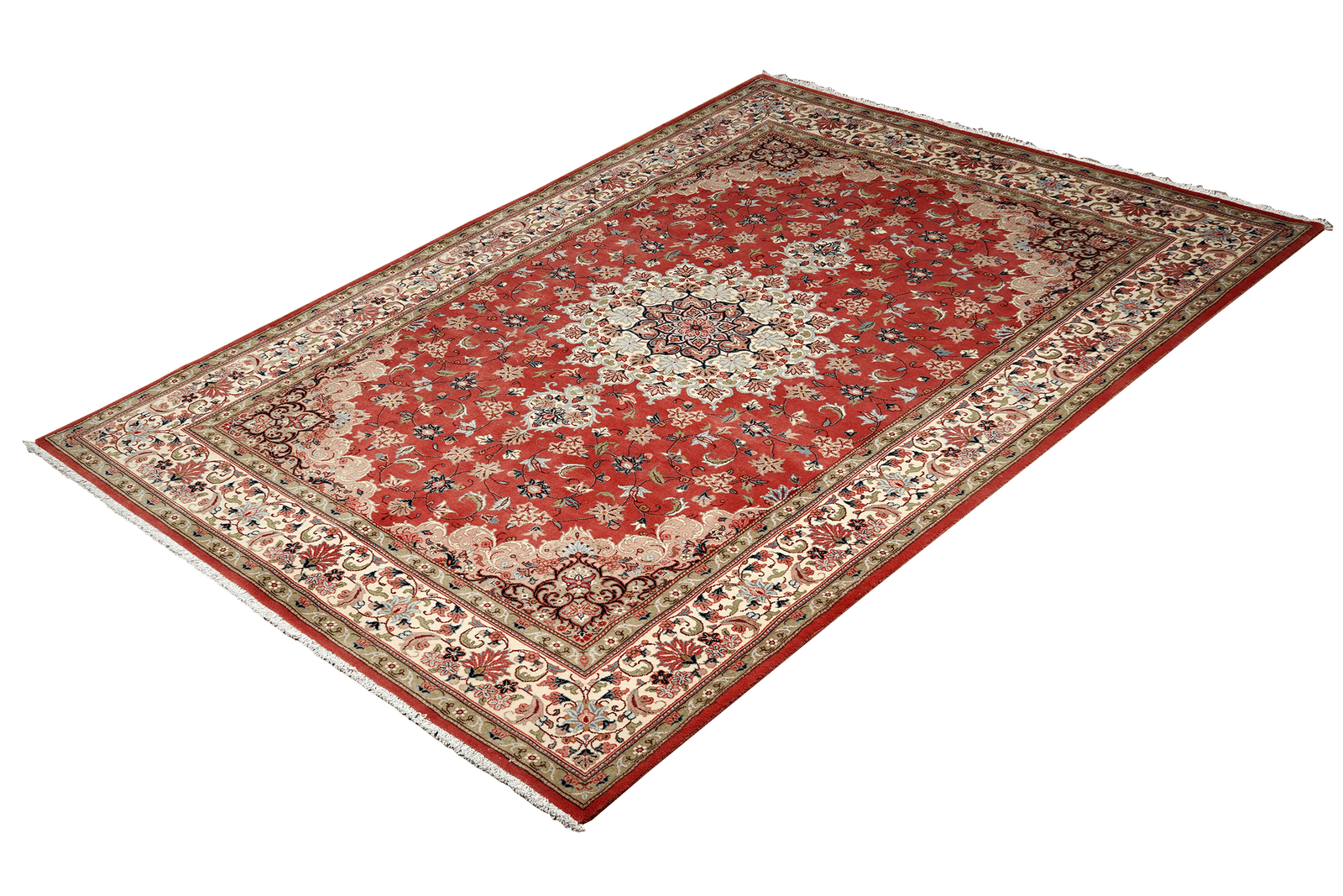 Yazd — Hand-knotted, 195x304 cm, Red, 100% Virgin Wool | View 5