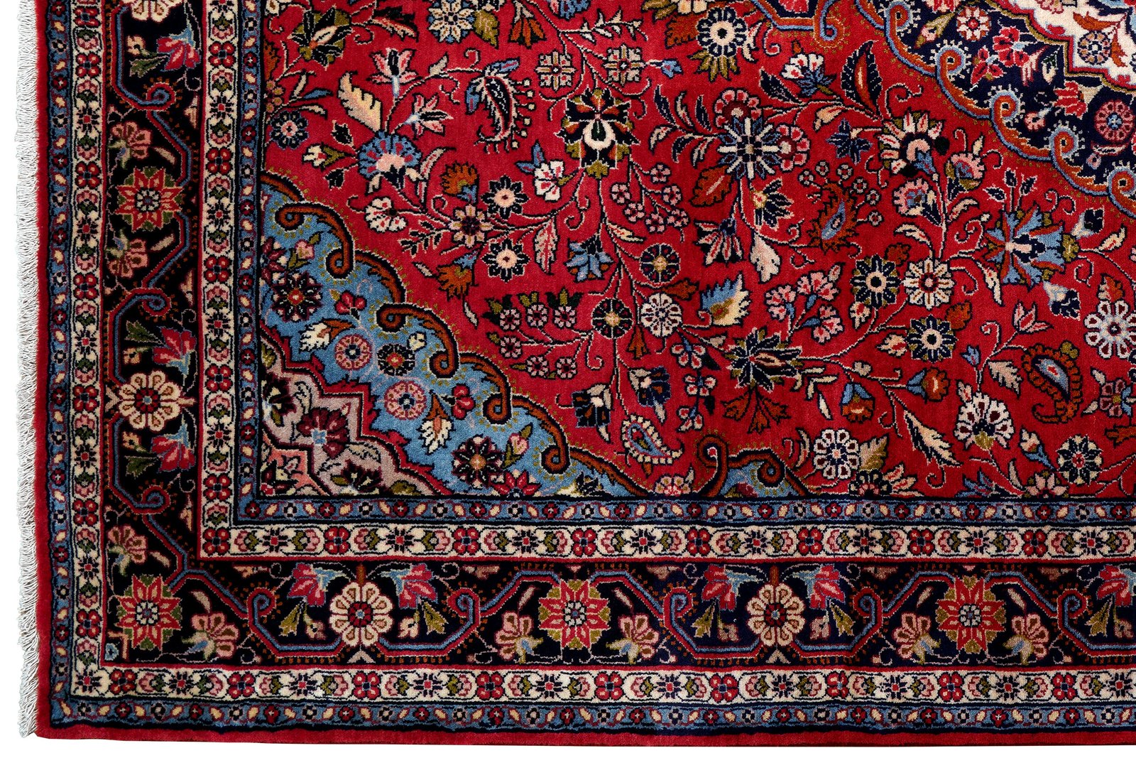 Mehreban — Hand-knotted, 208x310 cm, Red, 100% Virgin Wool | View 3