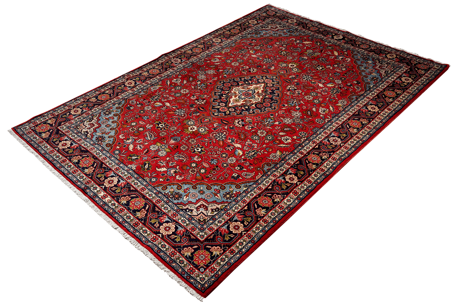Mehreban — Hand-knotted, 208x310 cm, Red, 100% Virgin Wool | View 5