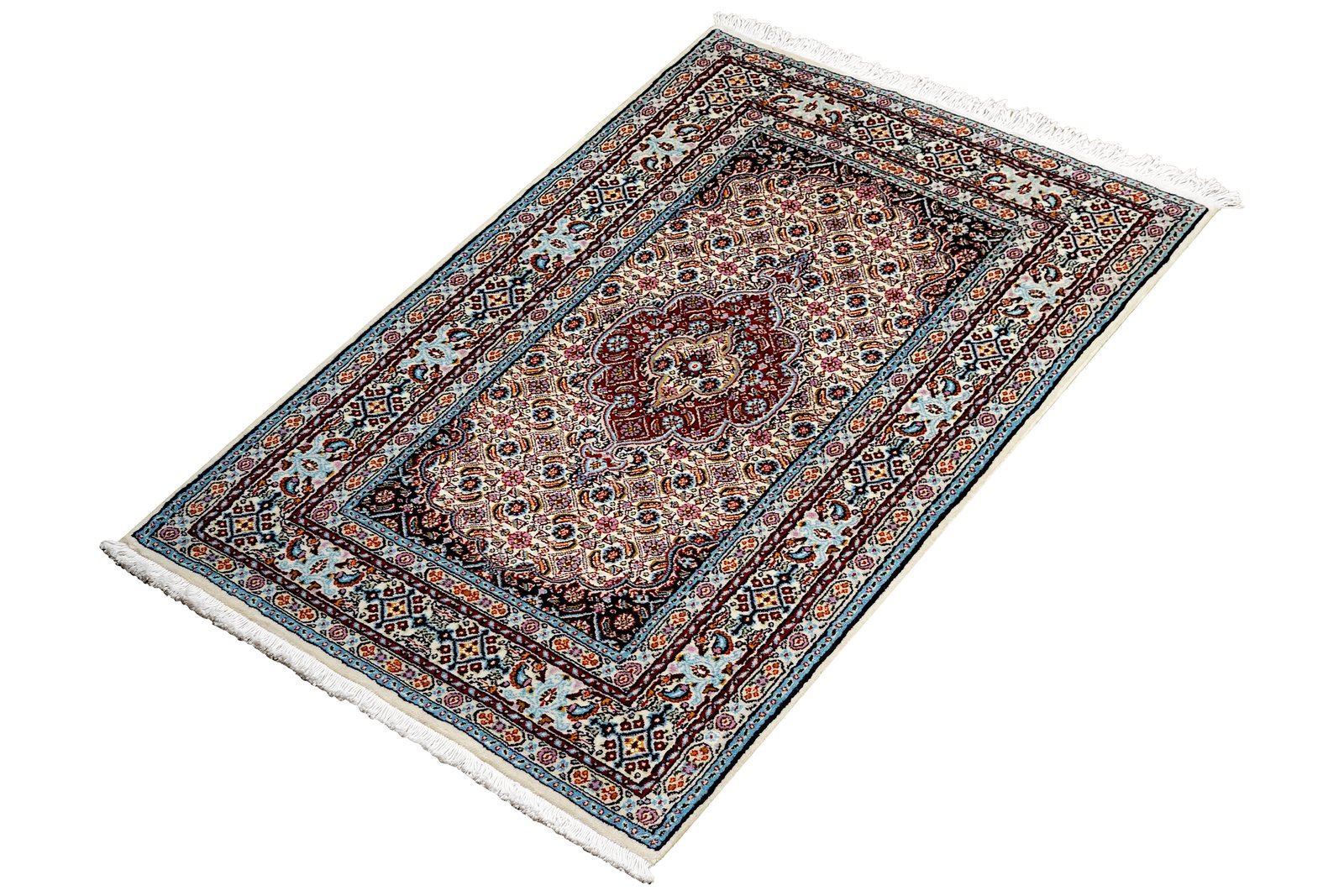 Moud Mahi — Hand-knotted, 78x128 cm, Beige, 100% Virgin Wool | View 5