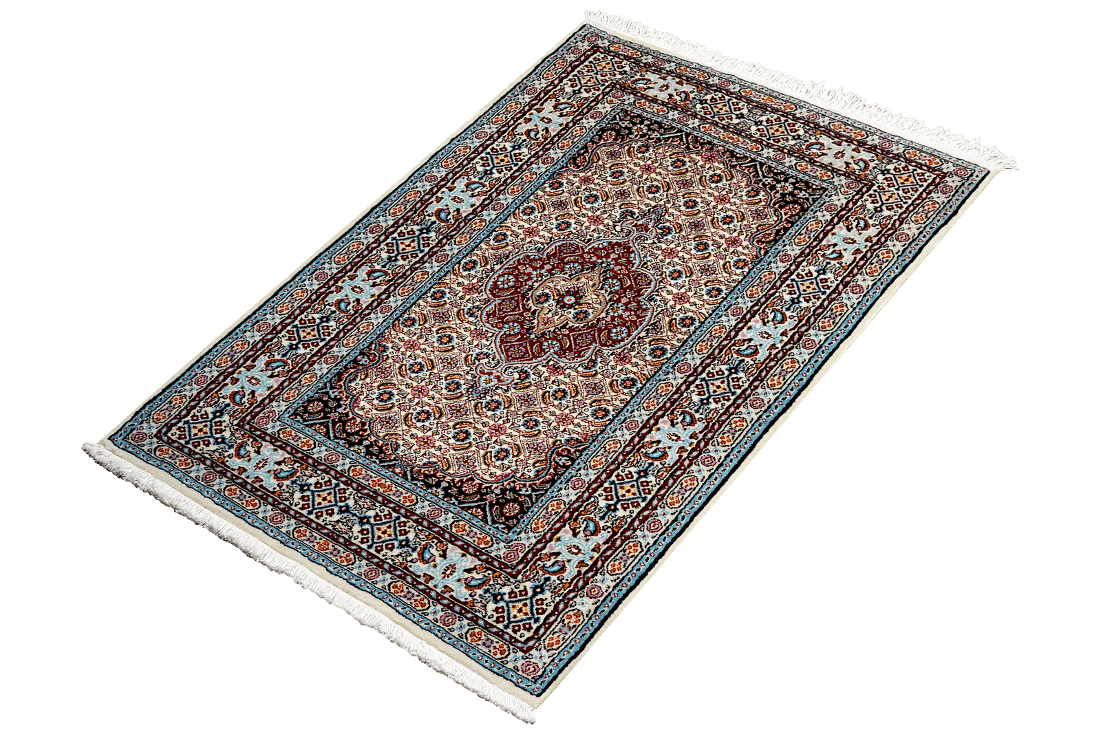 Moud Mahi — Hand-knotted, 78x128 cm, Beige, 100% Virgin Wool | View 5
