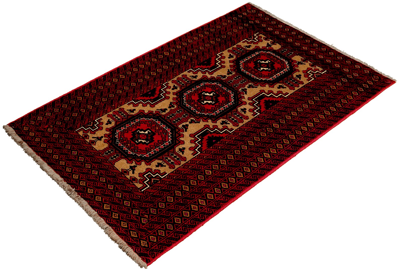 Belutch — Hand-knotted, 93x181 cm, Brown, 100% Virgin Wool | View 5
