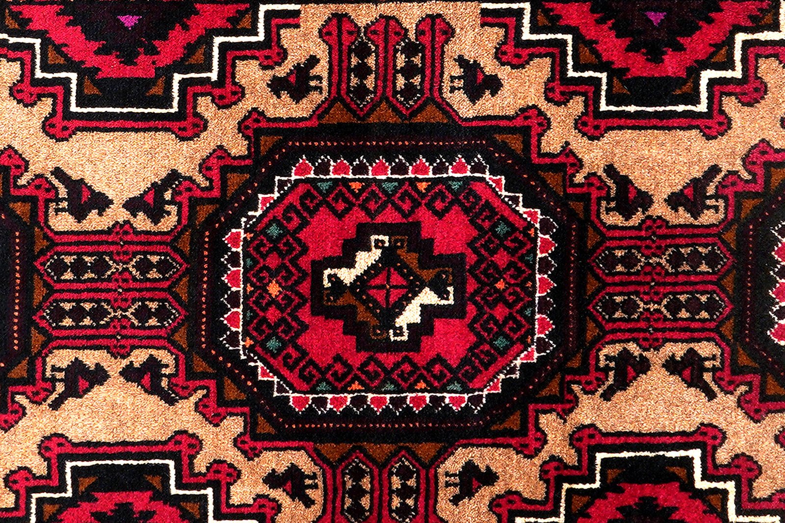 Belutch — Hand-knotted, 93x181 cm, Brown, 100% Virgin Wool | View 6