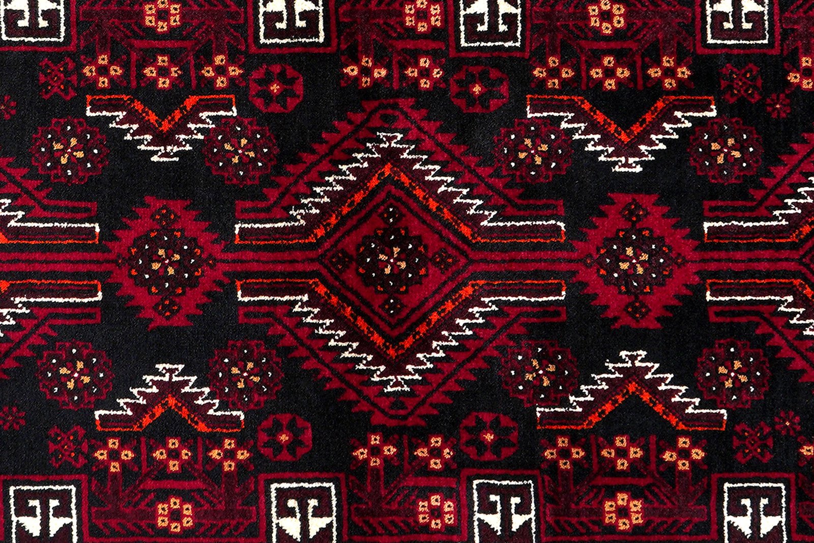 Belutch — Hand-knotted, 107x225 cm, Multicolor, 100% Virgin Wool | View 6