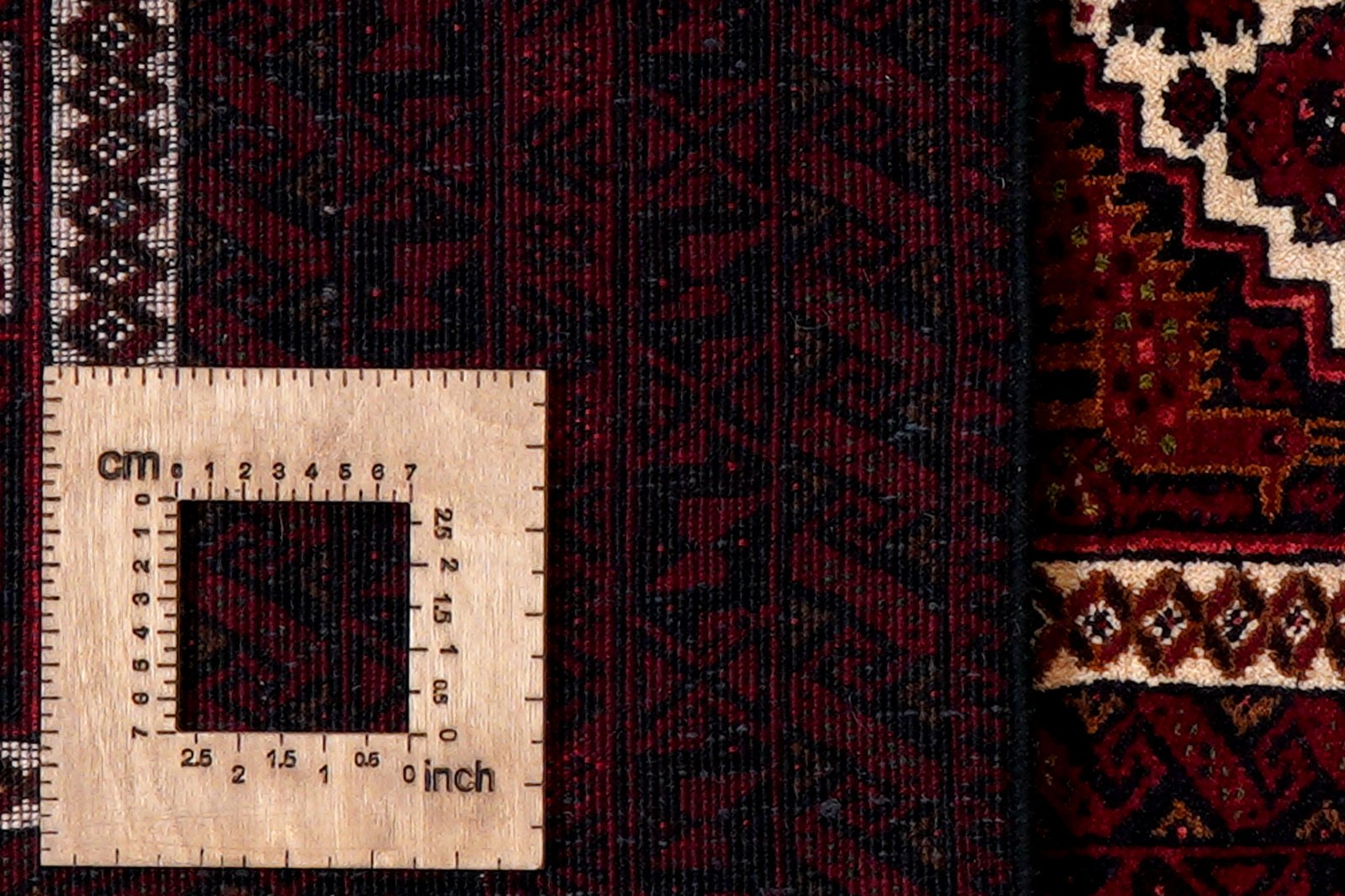 Belutch — Hand-knotted, 98x190 cm, Beige, 100% Virgin Wool | View 8