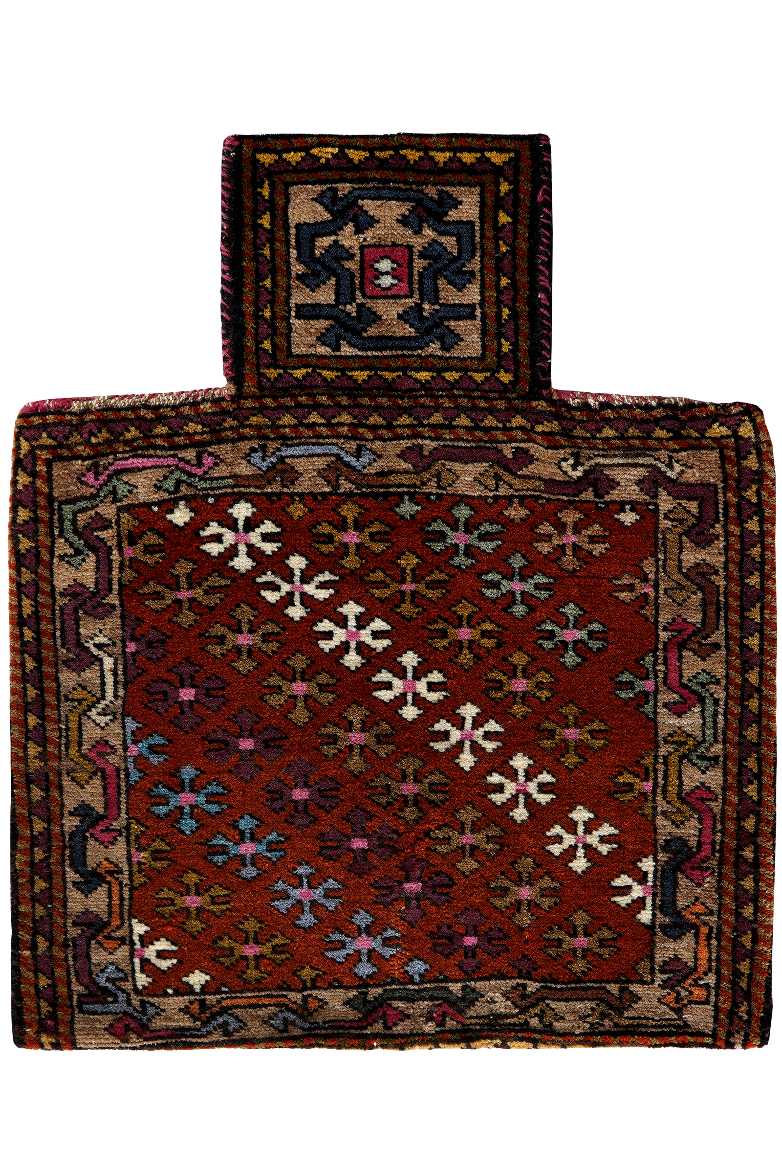 Namakdan — Handgefertigt, 47x53 cm, Beige, 100% Virgin Wool | Main view