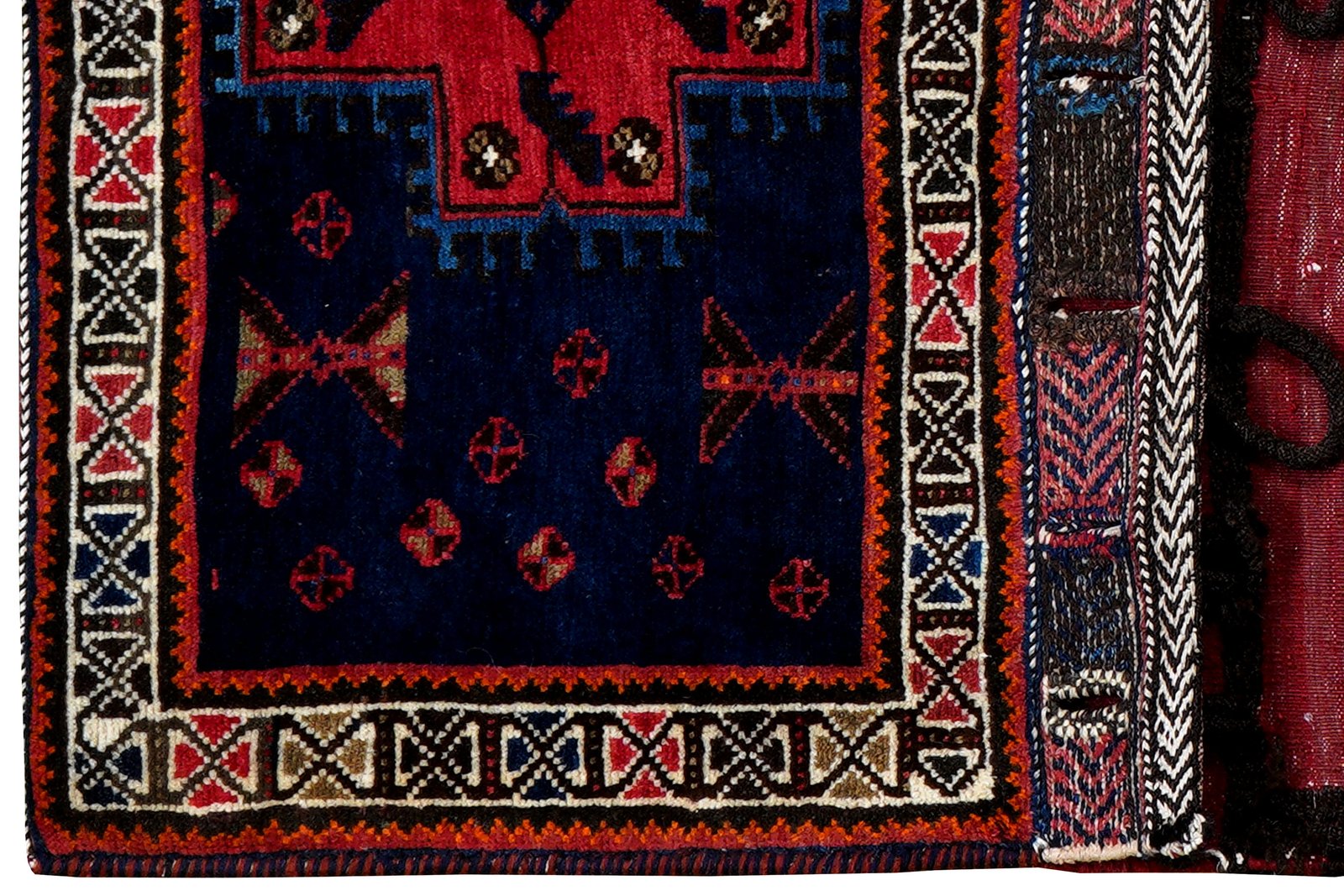 Khorjin — Handmade, 81x90 cm, Blue, 100% Virgin Wool | View 4