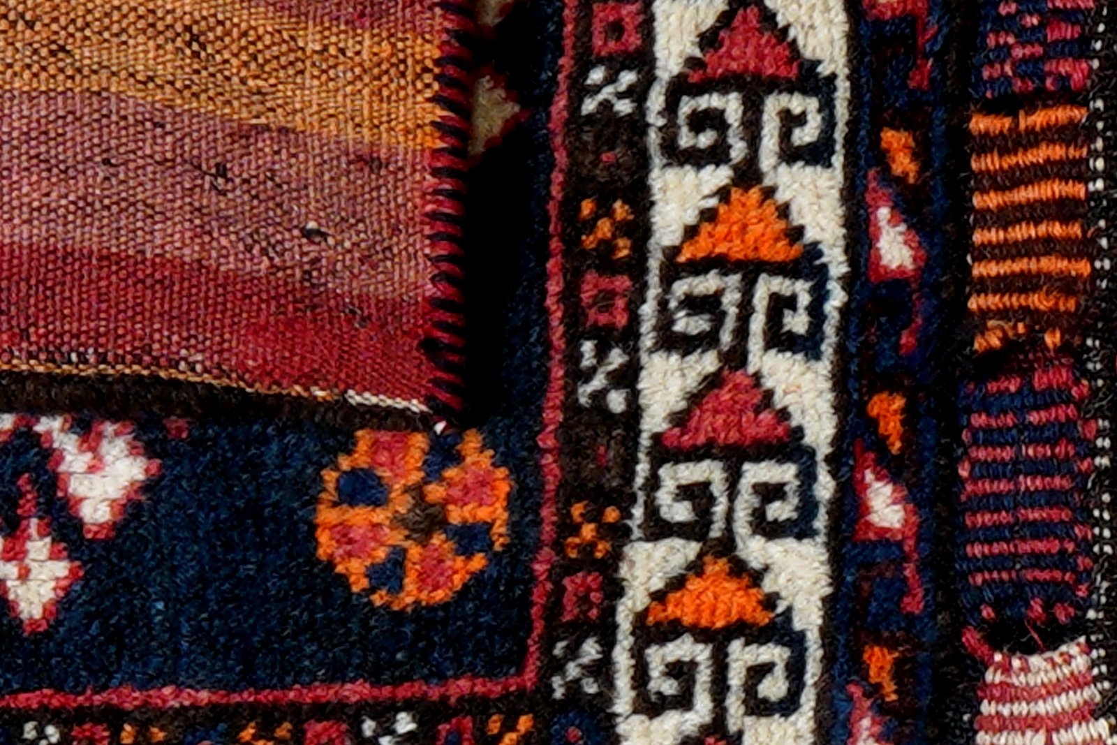 Khorjin — Handmade, 56x94 cm, Blue, 100% Virgin Wool | View 8