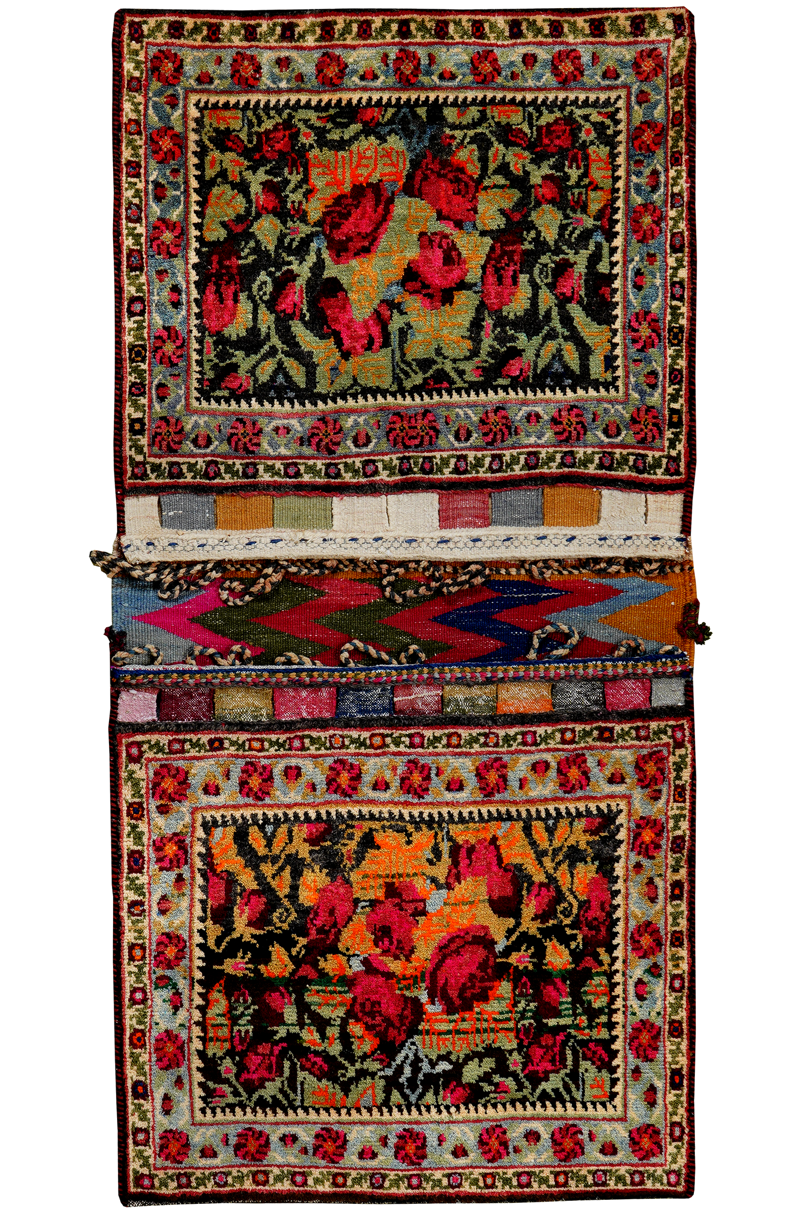 Khorjin — Handgefertigt, 114x69 cm, Blau, 100% Virgin Wool | Main view