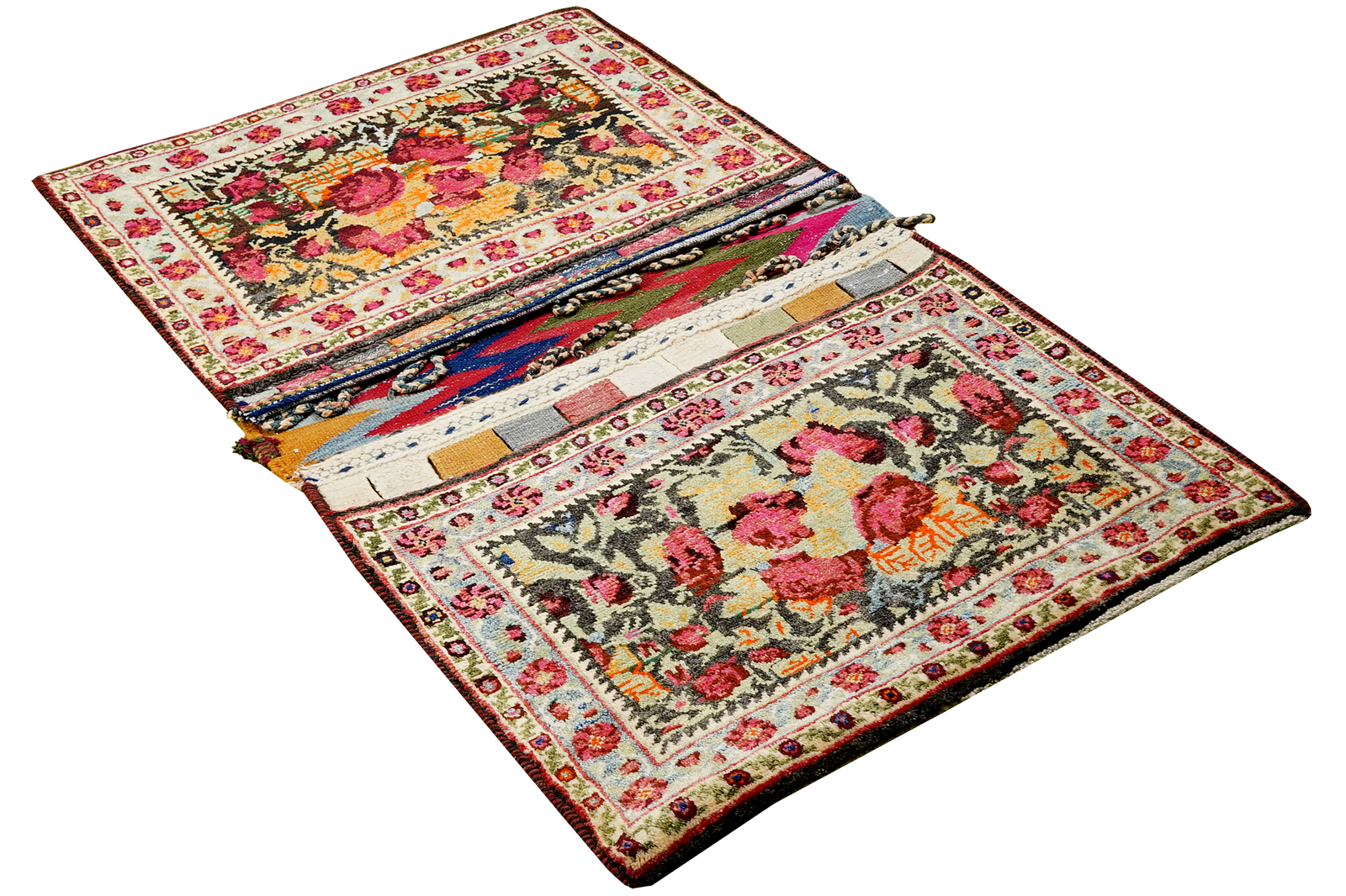 Khorjin — Handgefertigt, 114x69 cm, Blau, 100% Virgin Wool | View 4