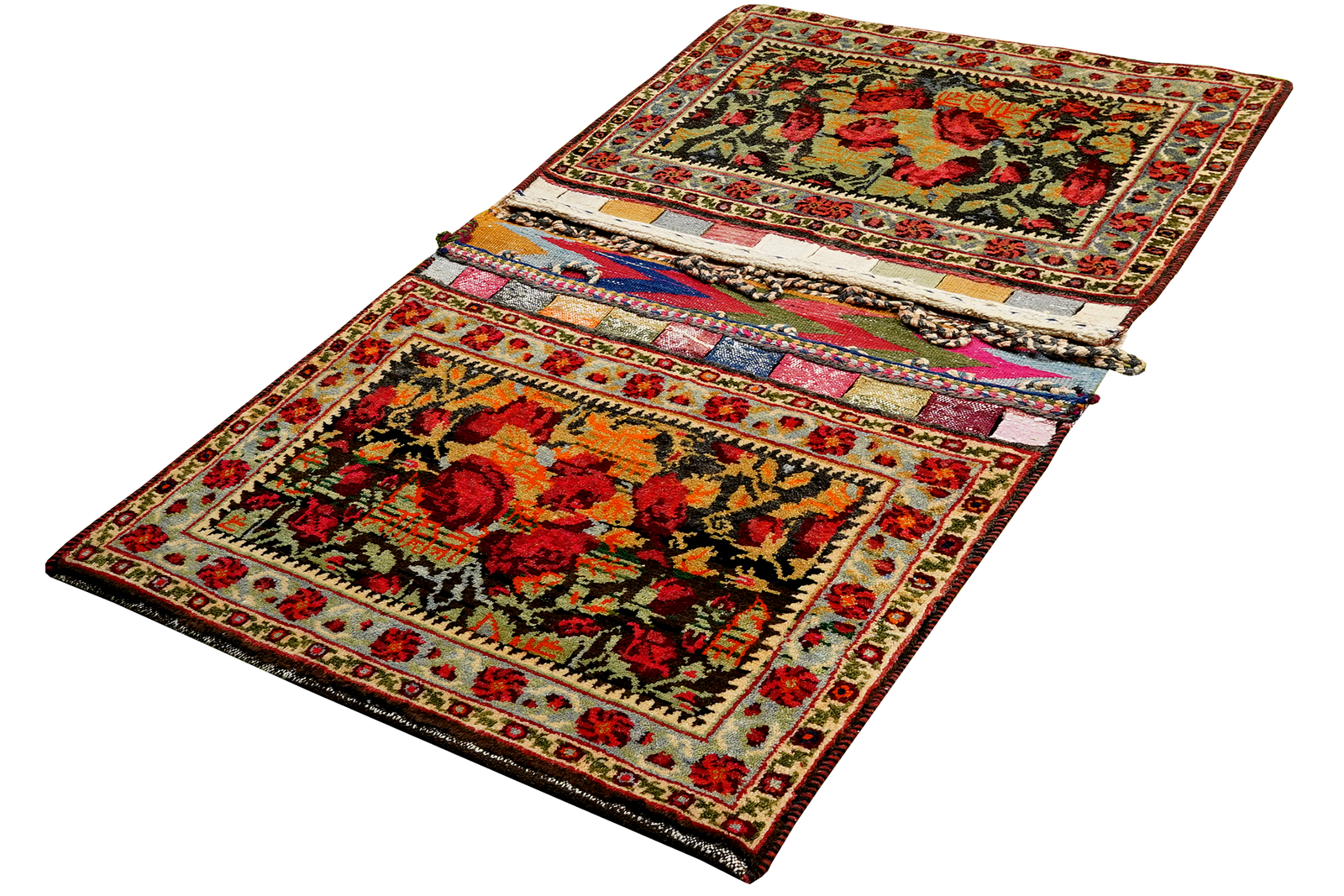 Khorjin — Handgefertigt, 114x69 cm, Blau, 100% Virgin Wool | View 5