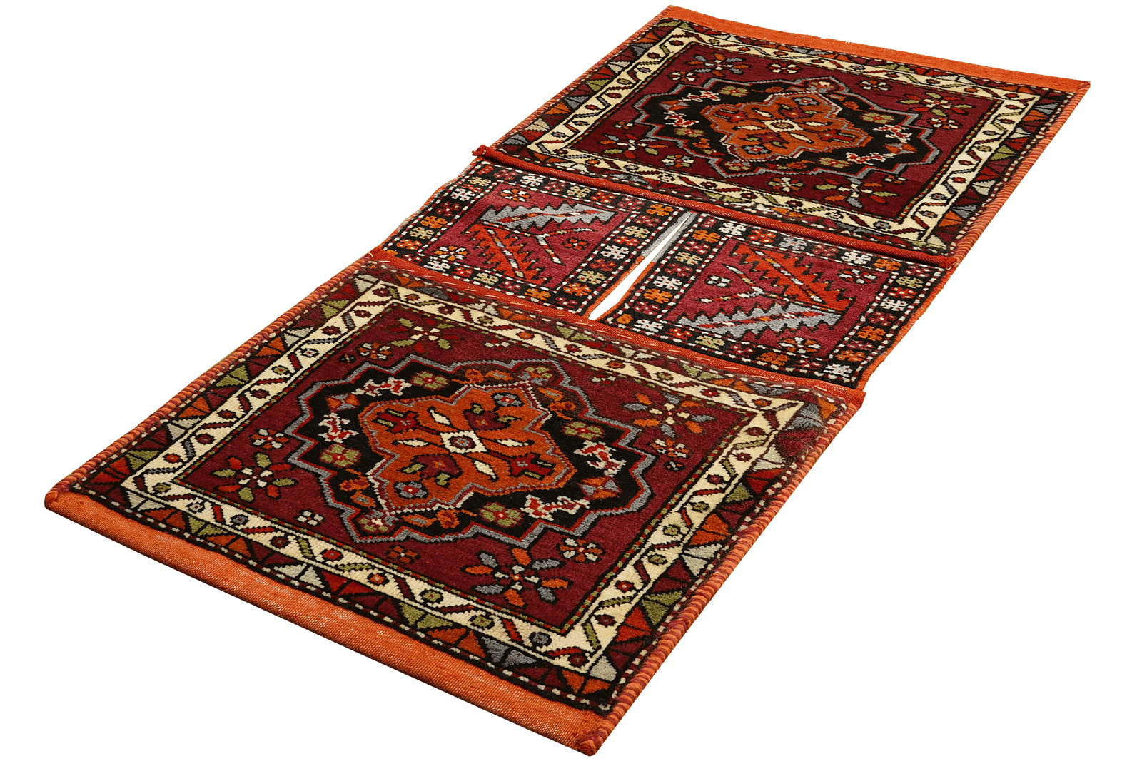 Khorjin — Handmade, 53x128 cm, Red, 100% Virgin Wool | View 6