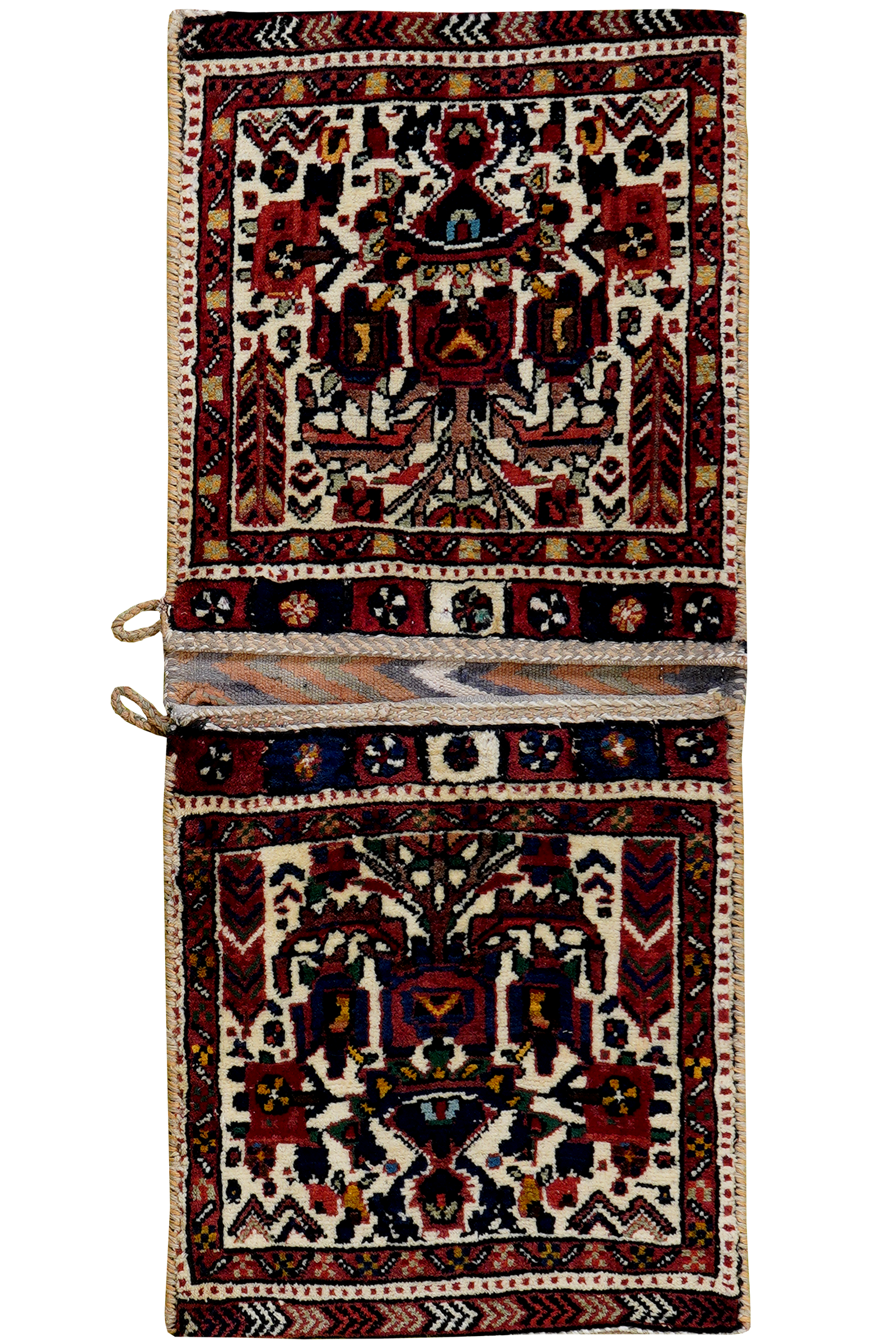 Khorjin — Handgefertigt, 87x40 cm, Rot, 100% Virgin Wool | Main view