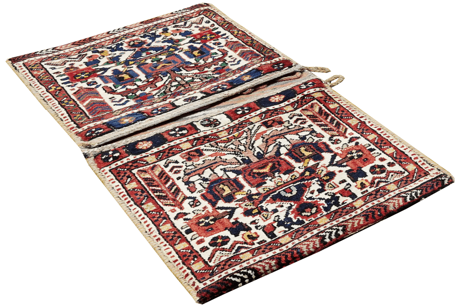 Khorjin — Handmade, 40x87 cm, Beige, 100% Virgin Wool | View 5
