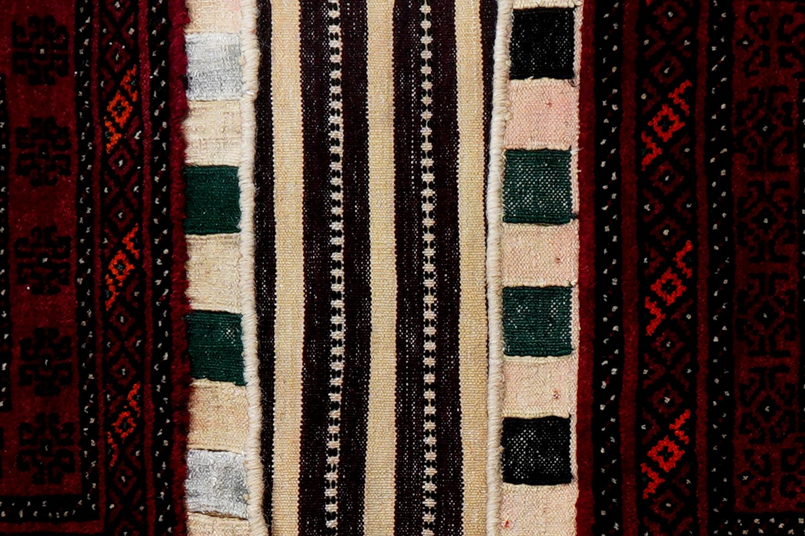 Khorjin — Handmade, 49x95 cm, Red, 100% Virgin Wool | View 7