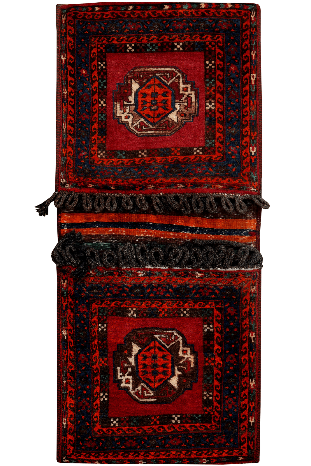 Khorjin — Handmade, 49x92 cm, Red, 100% Virgin Wool | Main view