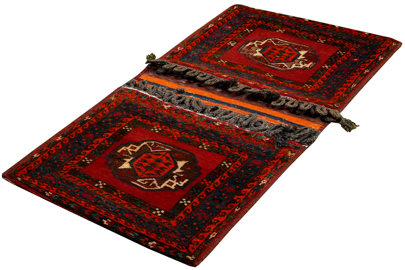 Khorjin — Handgefertigt, 92x49 cm, Blau, 100% Virgin Wool | View 5