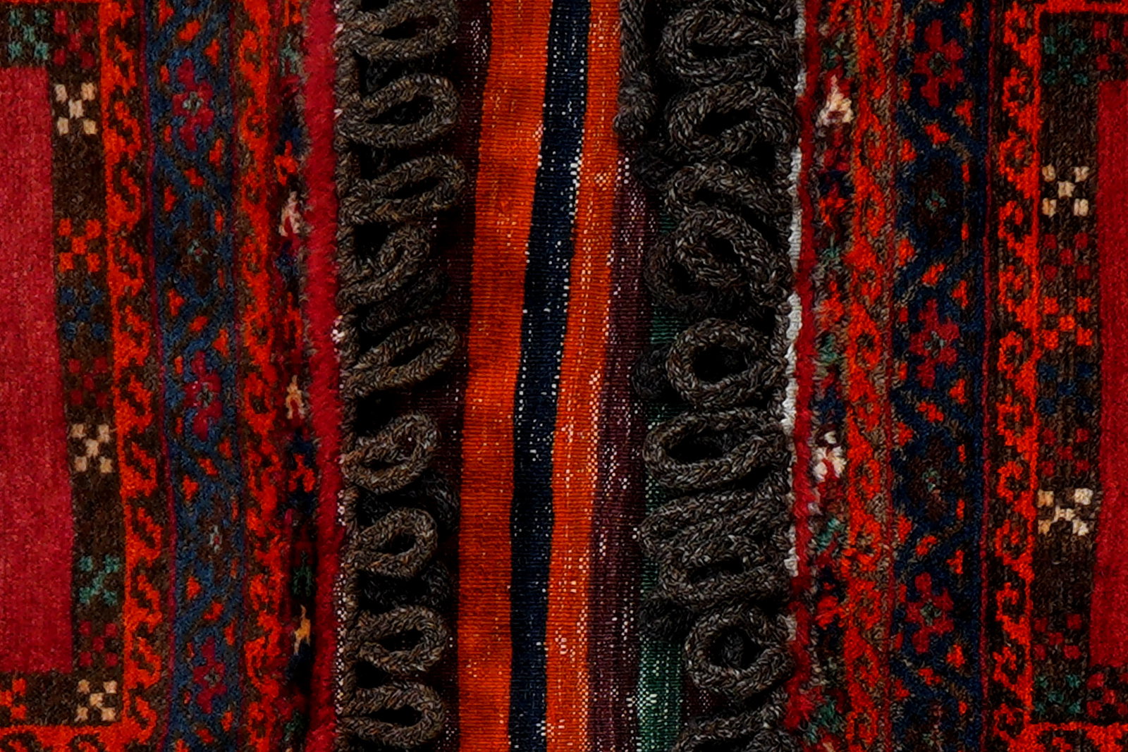 Khorjin — Handgefertigt, 92x49 cm, Blau, 100% Virgin Wool | View 6