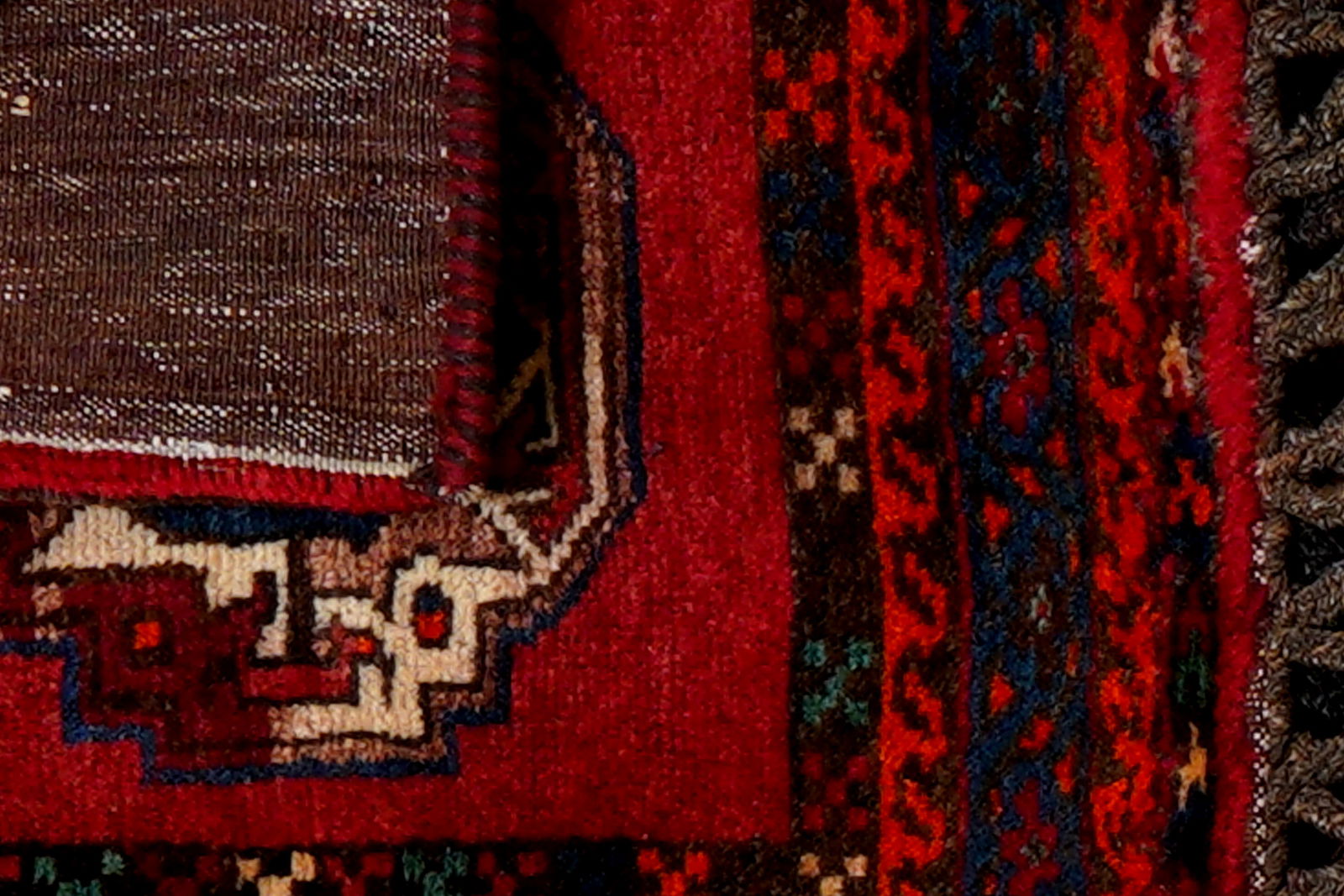 Khorjin — Handgefertigt, 92x49 cm, Blau, 100% Virgin Wool | View 7