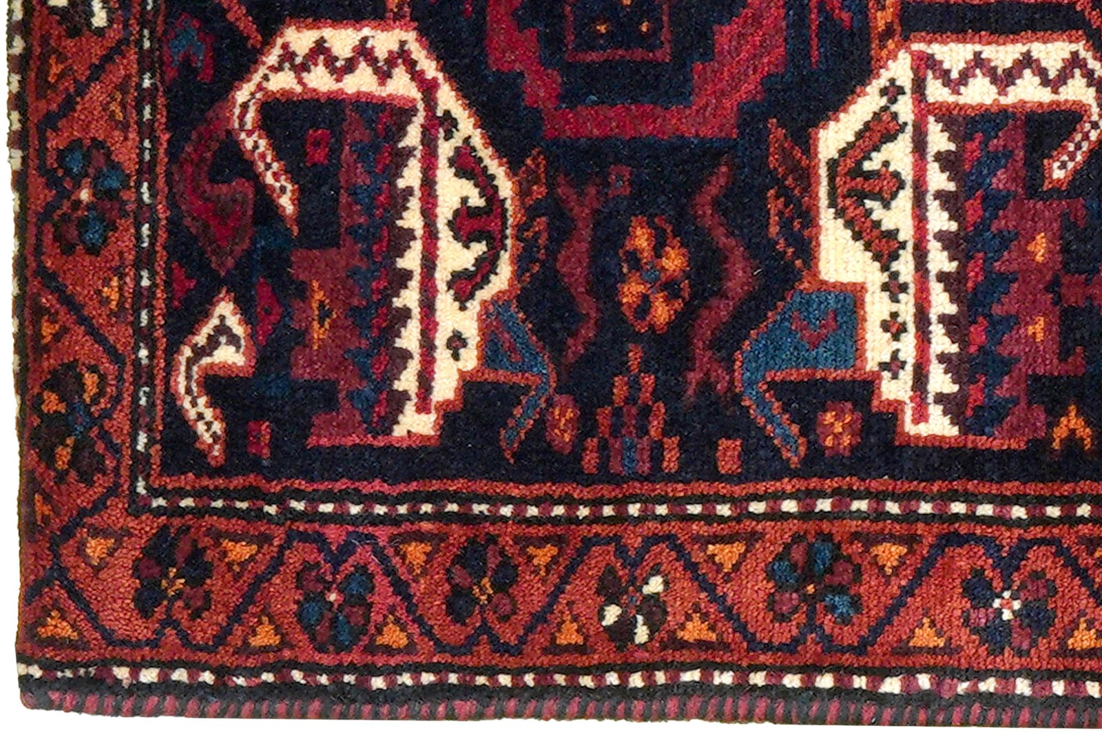 Khorjin — Handmade, 68x115 cm, Blue, 100% Virgin Wool | View 4