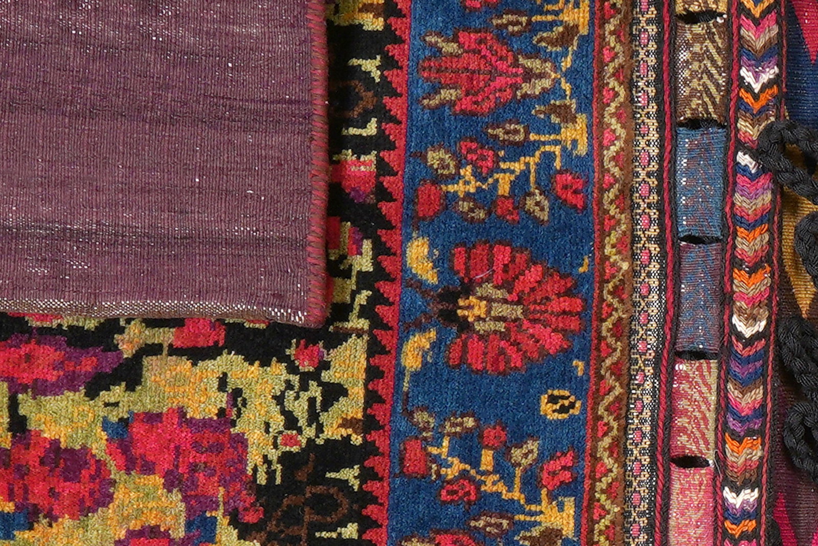 Khorjin — Handgefertigt, 107x78 cm, Blau, 100% Virgin Wool | View 7