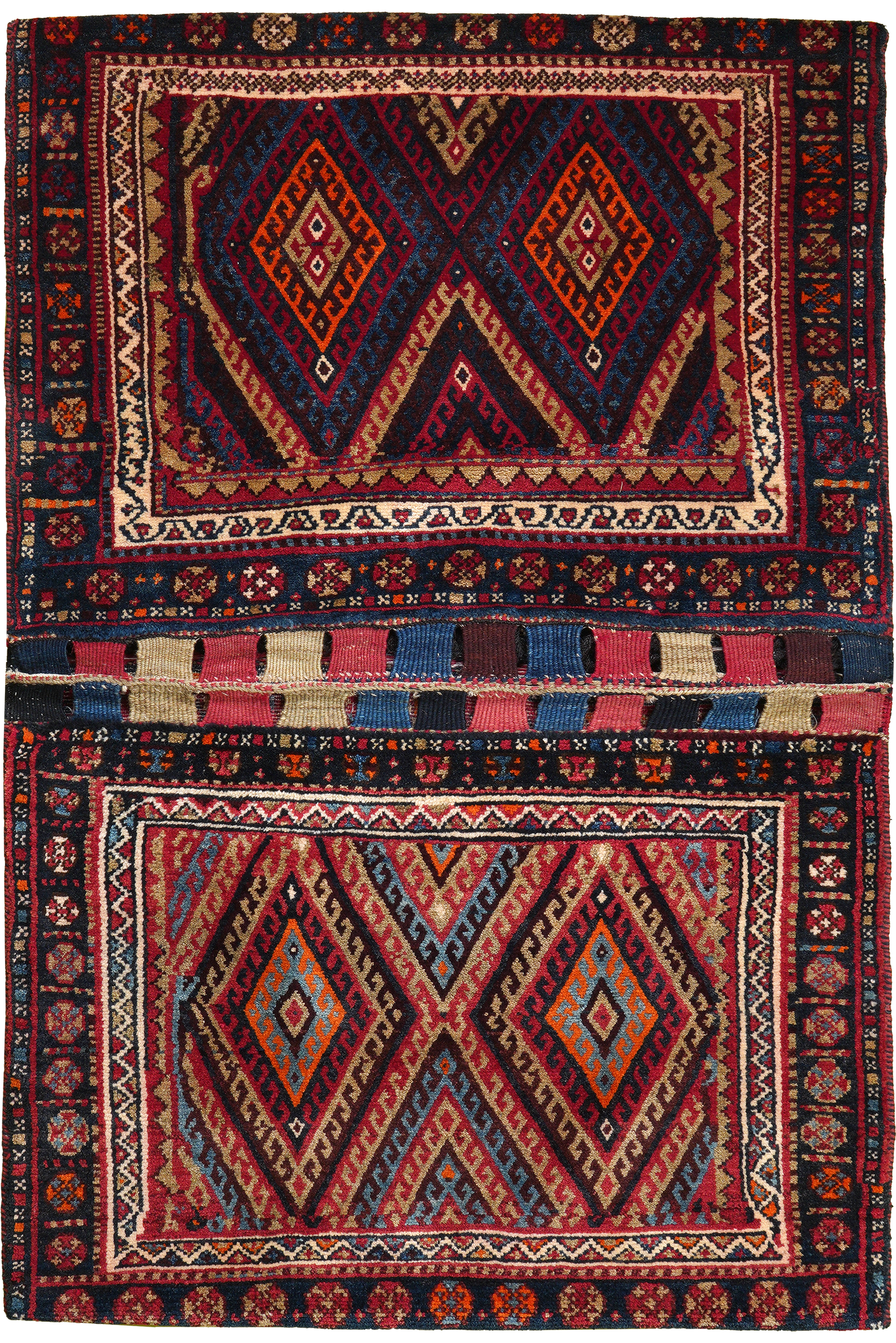 Khorjin — Handgefertigt, 147x104 cm, Blau, 100% Virgin Wool | Main view